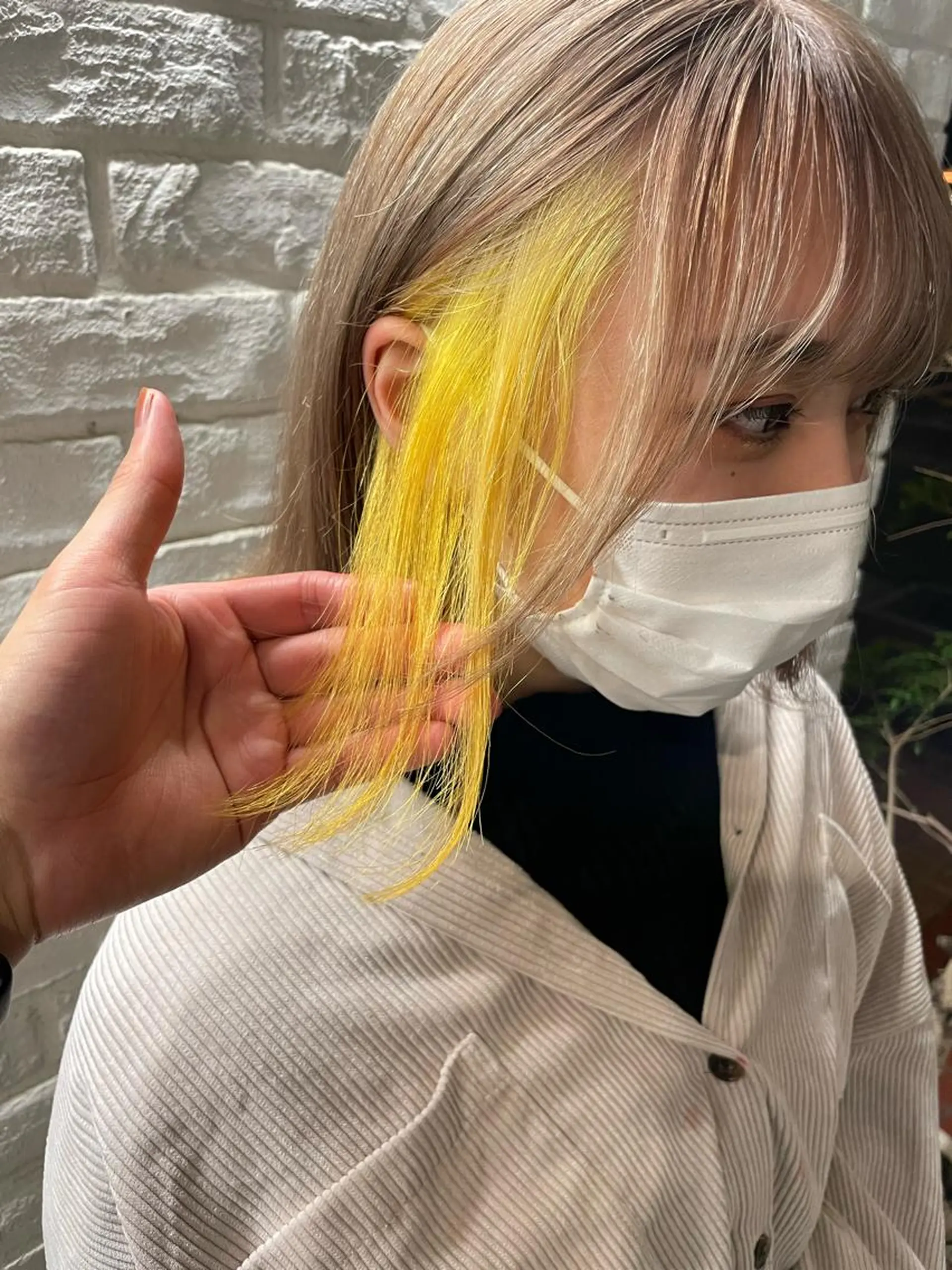 ショート 縮毛矯正 ViVIE所属・VIVIE天神 ブリーチのヘアスタイル