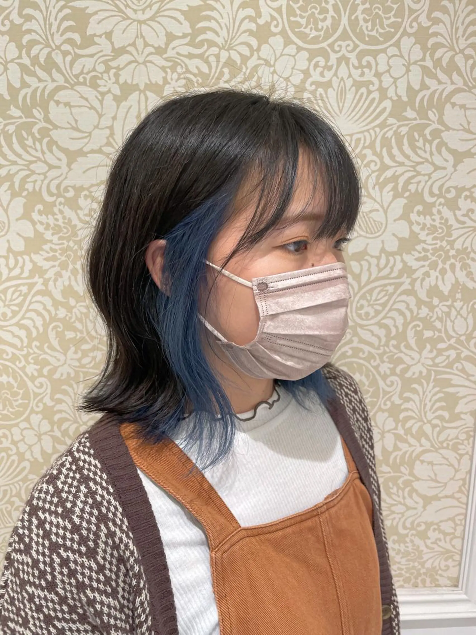 ミディアム カラー 暖色系カラー🍊 オオネヨシナリのヘアスタイル