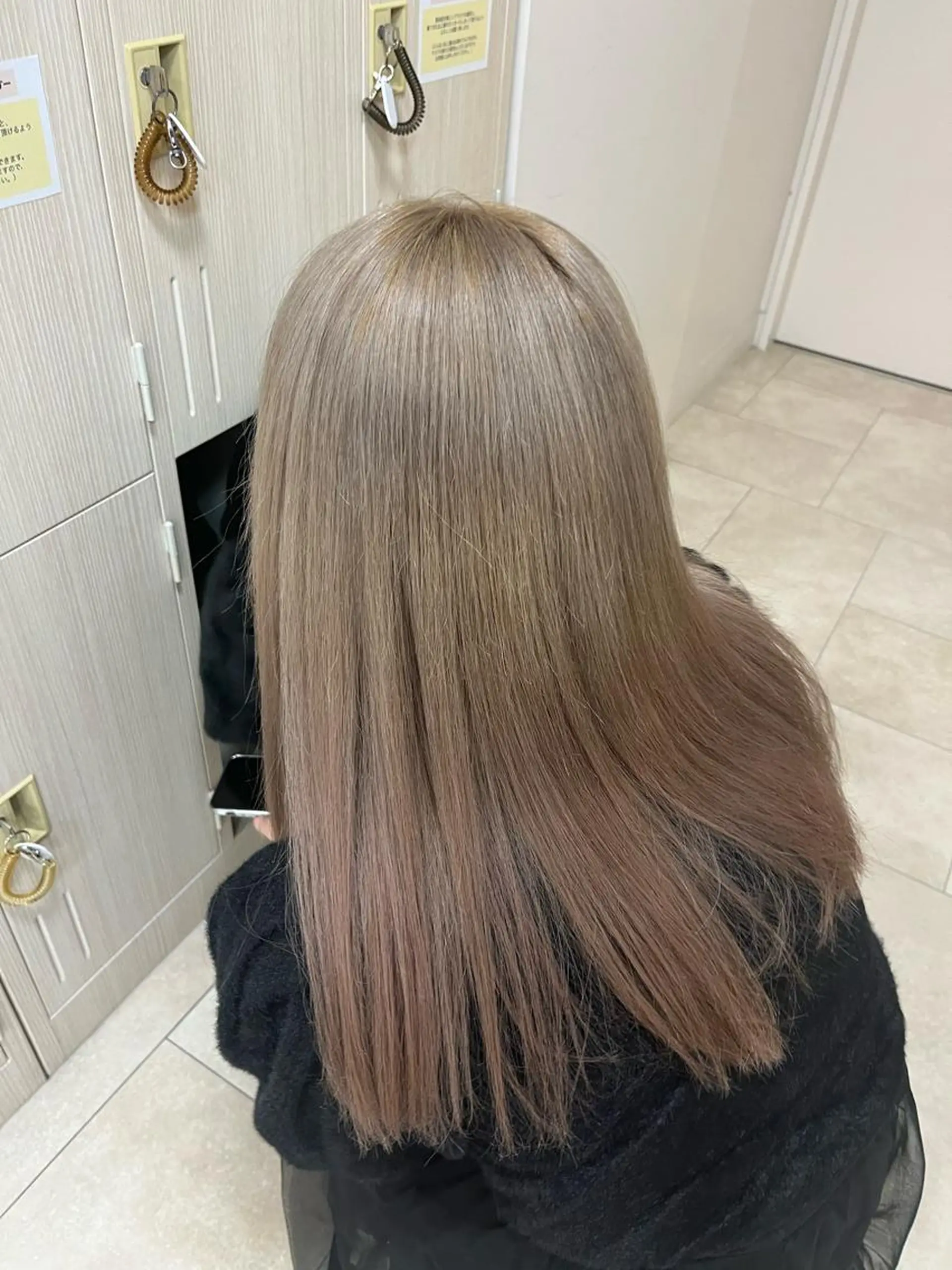 ミディアム カラー ママ美容師🎀 暖色オーダーNo.1のヘアスタイル