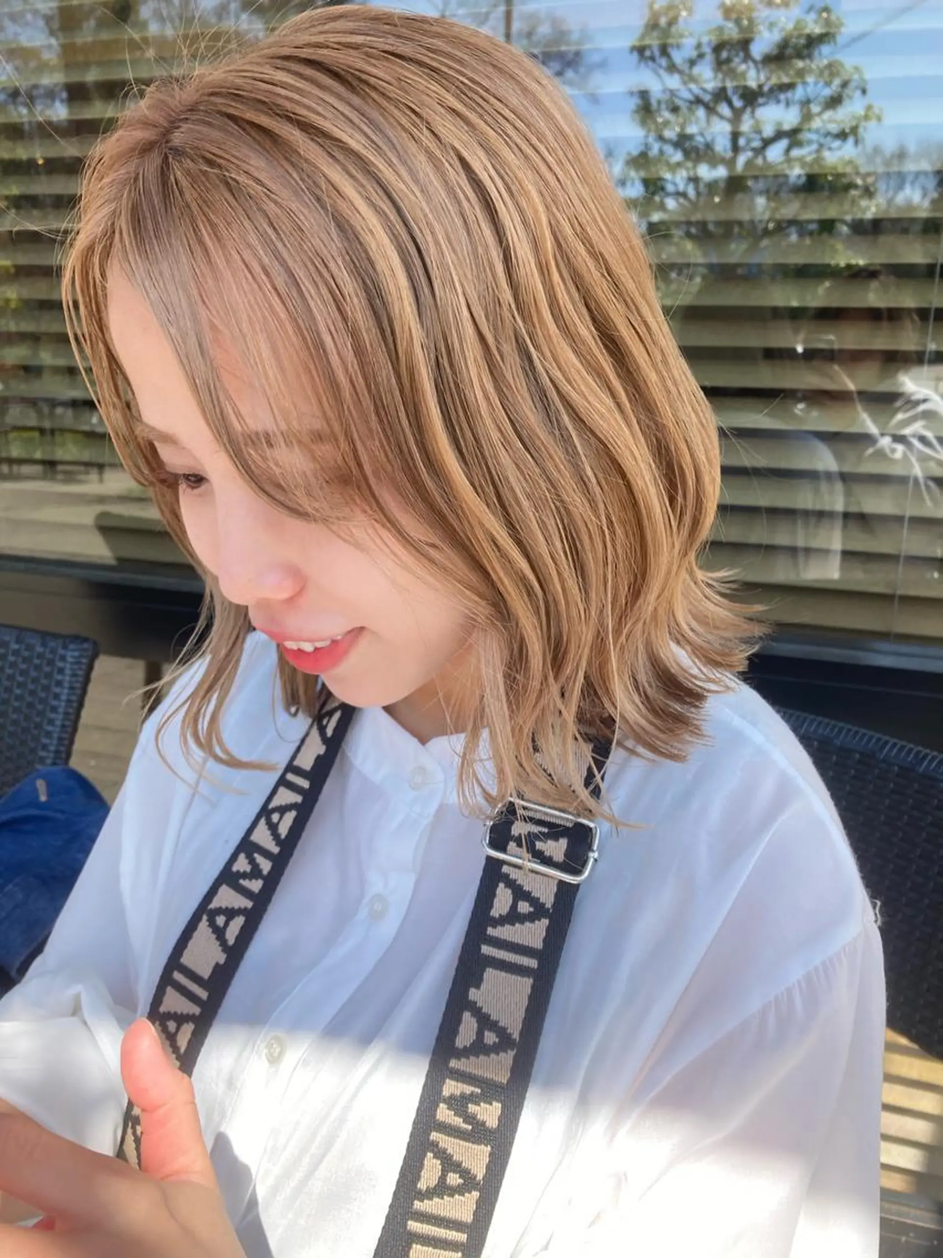 ミディアム ヘアカラー カラーリスト菅野 竜矢🌈のヘアスタイル