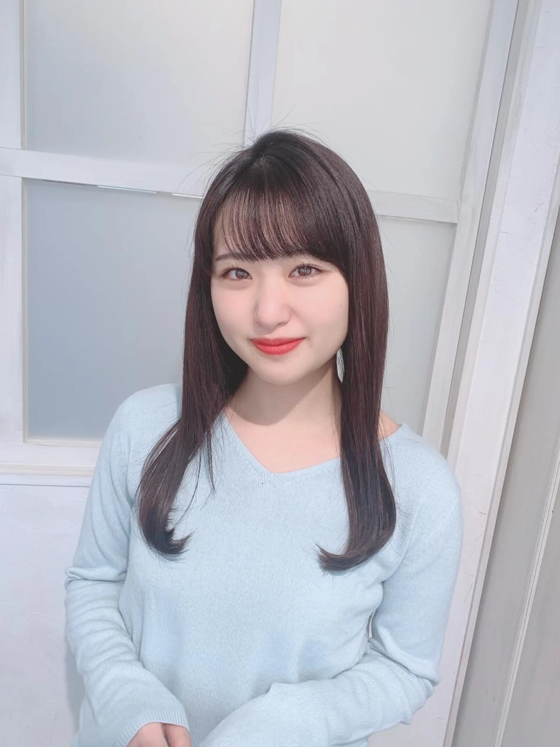 ロング 🦋ミルクティーベー ジュ🦋mayukiのヘアスタイル