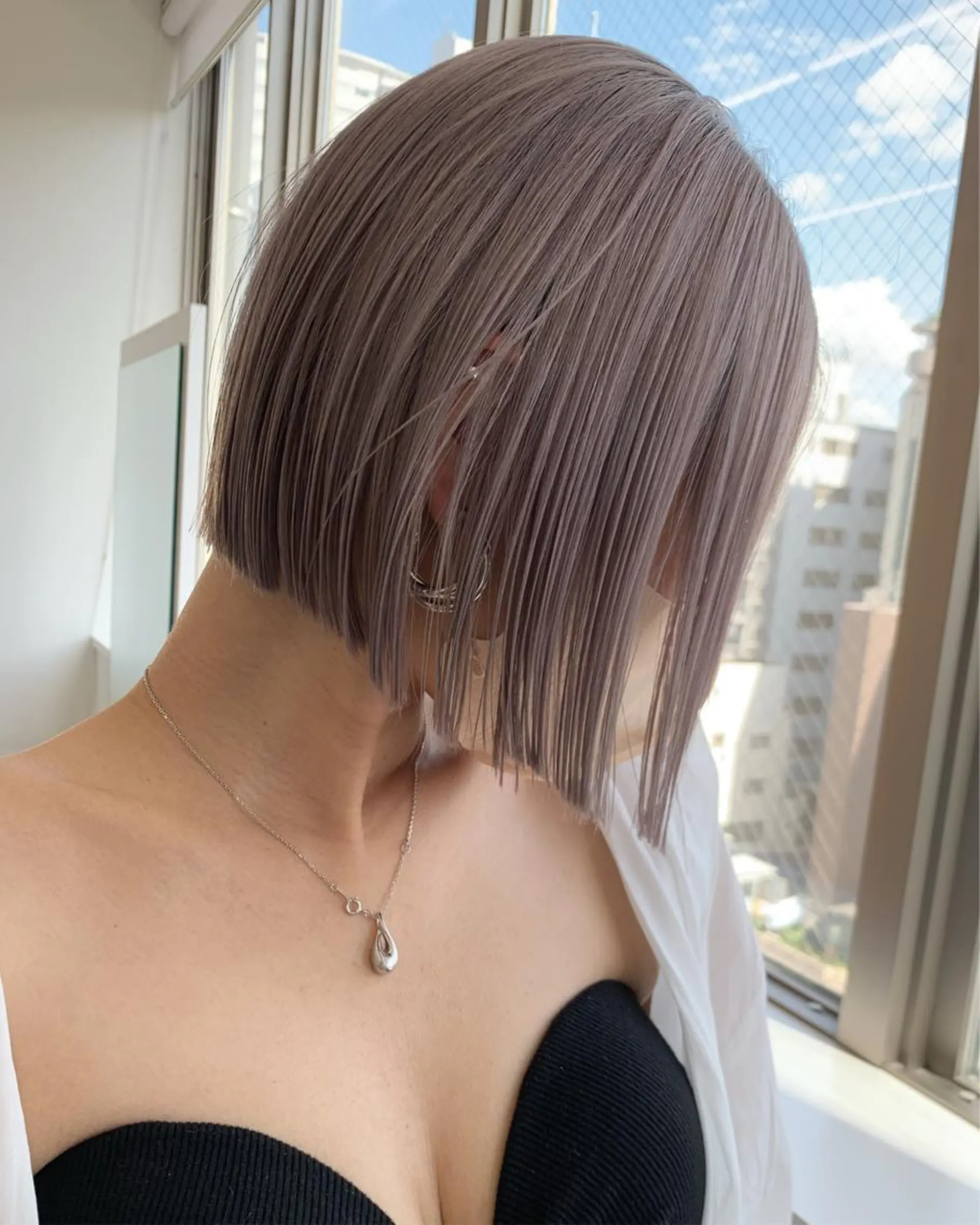 ミディアム LINOET名古屋所属・ダブルカラー🩶上村 純妃🩶名駅徒歩5分のヘアスタイル