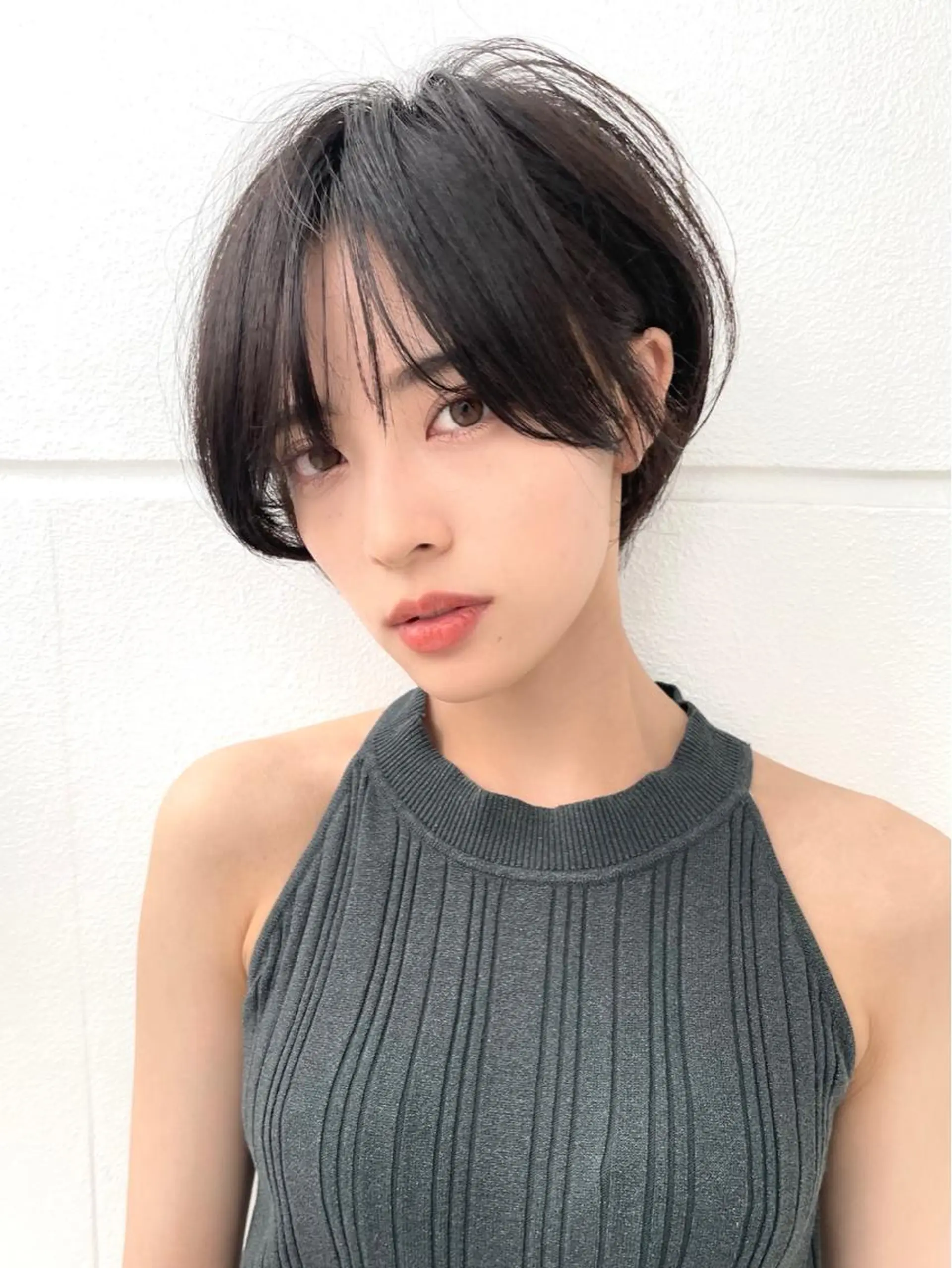 ショート カラー ヘアカラー 【韓国　レイヤー 髪質改善✨】かずのヘアスタイル