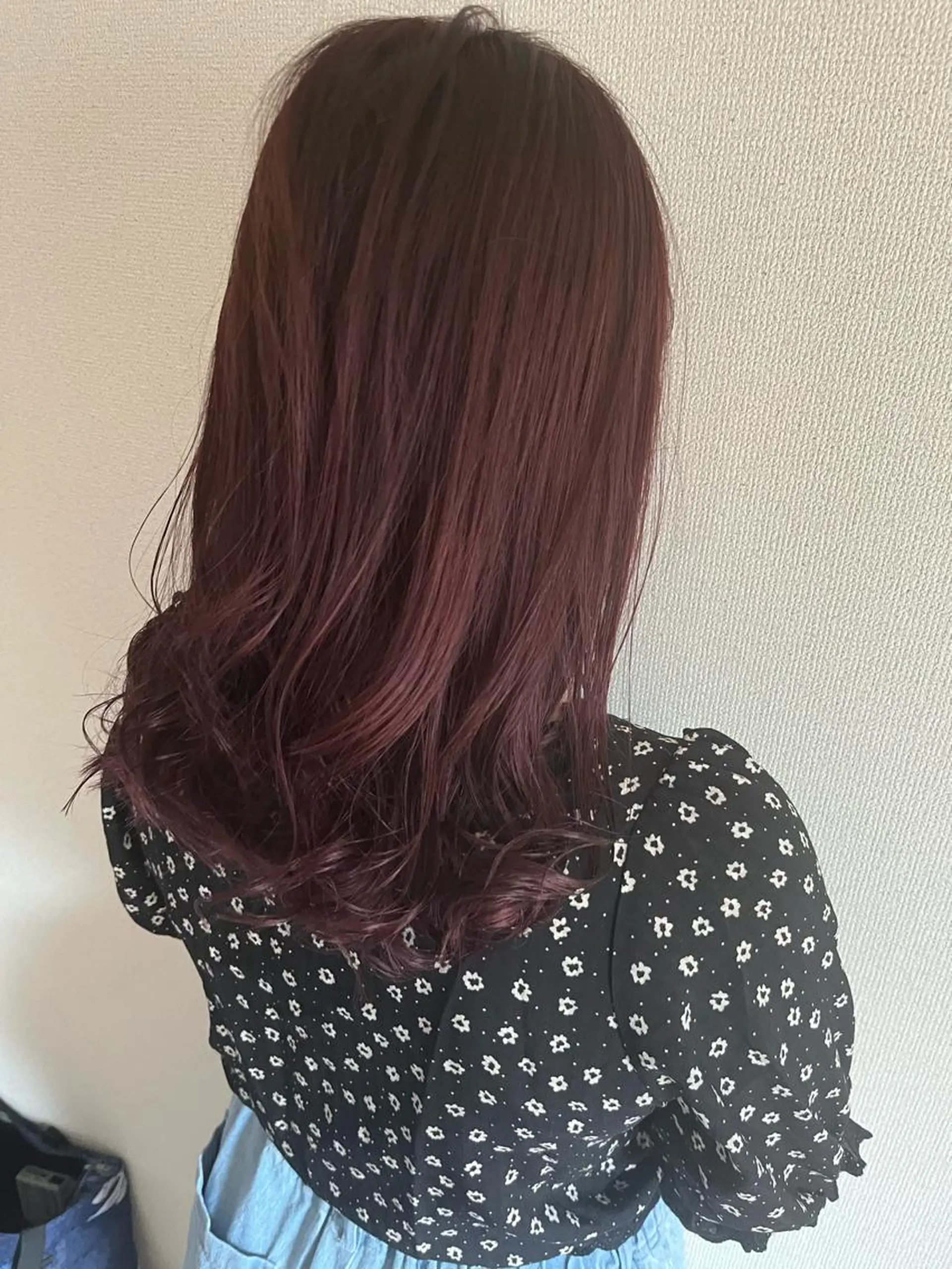 セミロング ピンクラベンダー ✂️髪質改善美髪矯正 KOTA⭐️のヘアスタイル