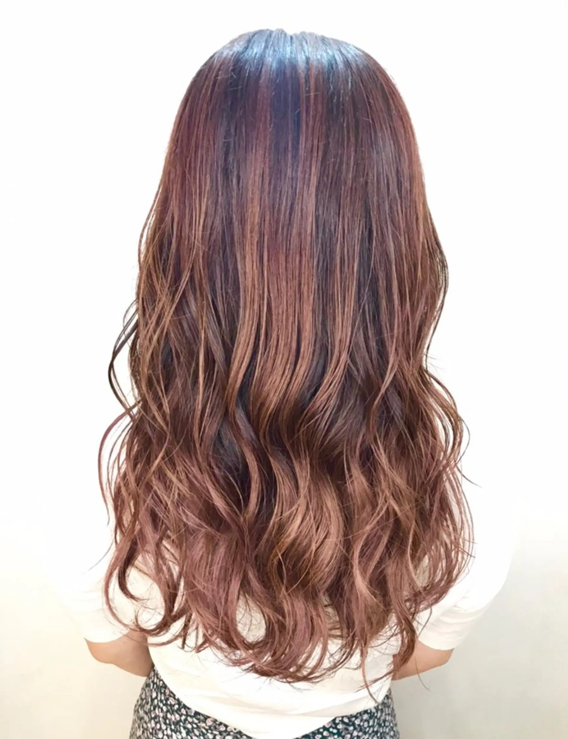 ロング カラー ブリーチ毛対応酸性 ストレート🌈サキのヘアスタイル