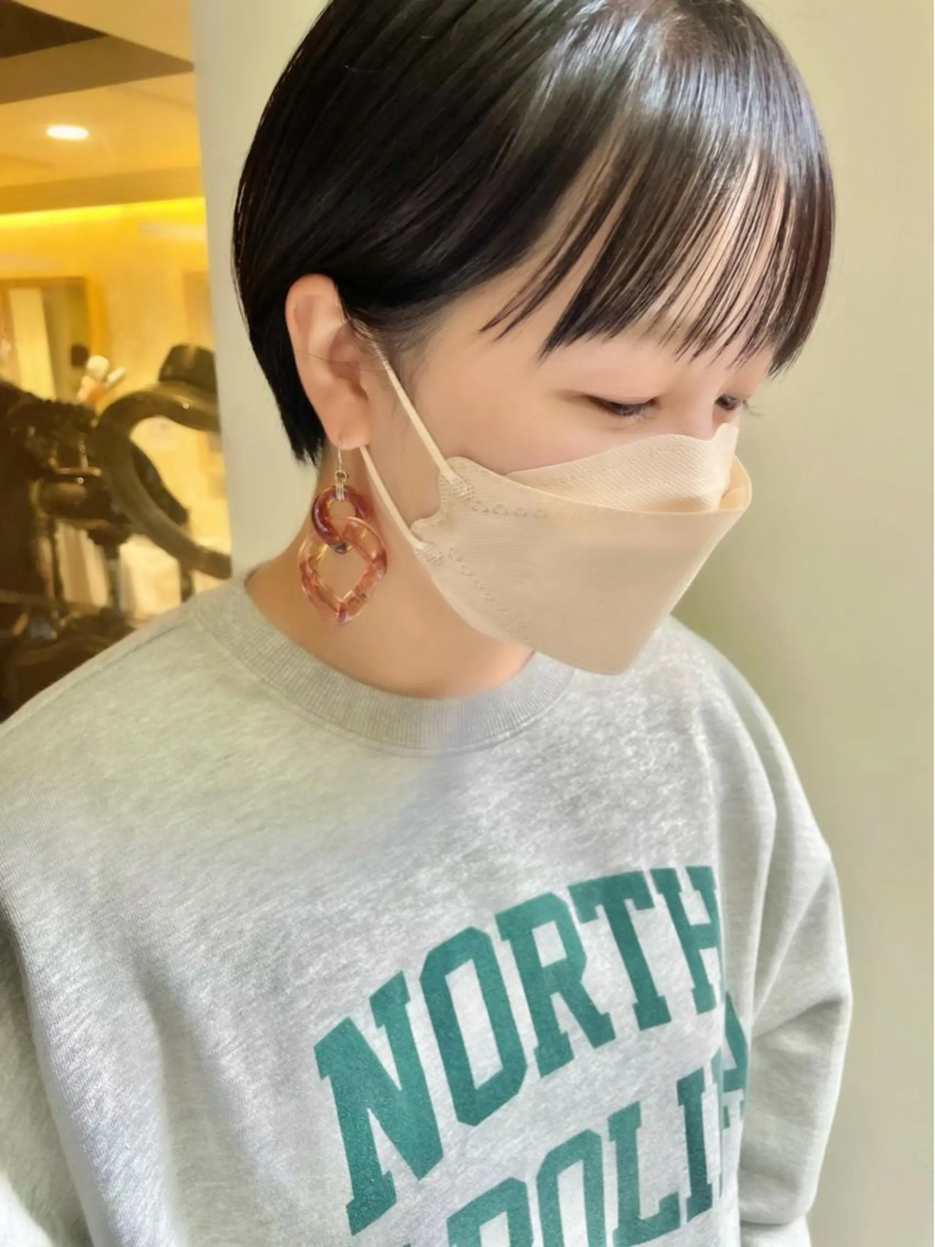 ショート カラー ショート ボブ 梅田 木戸健人のヘアスタイル