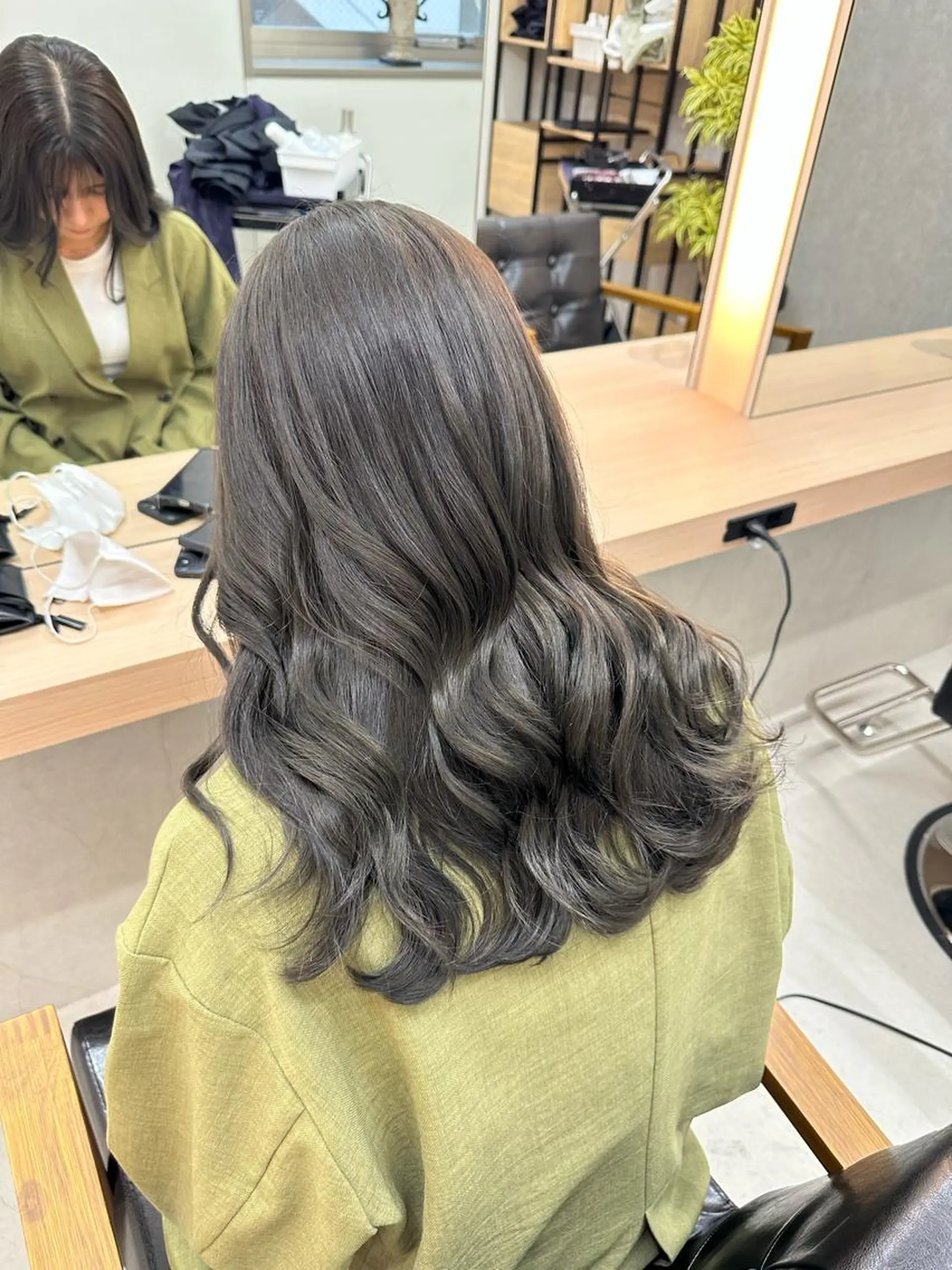 セミロング カラー ヘアカラー トリートメント 𝐑𝐲𝐮𝐤𝐢 【店長】ALEAPのヘアスタイル