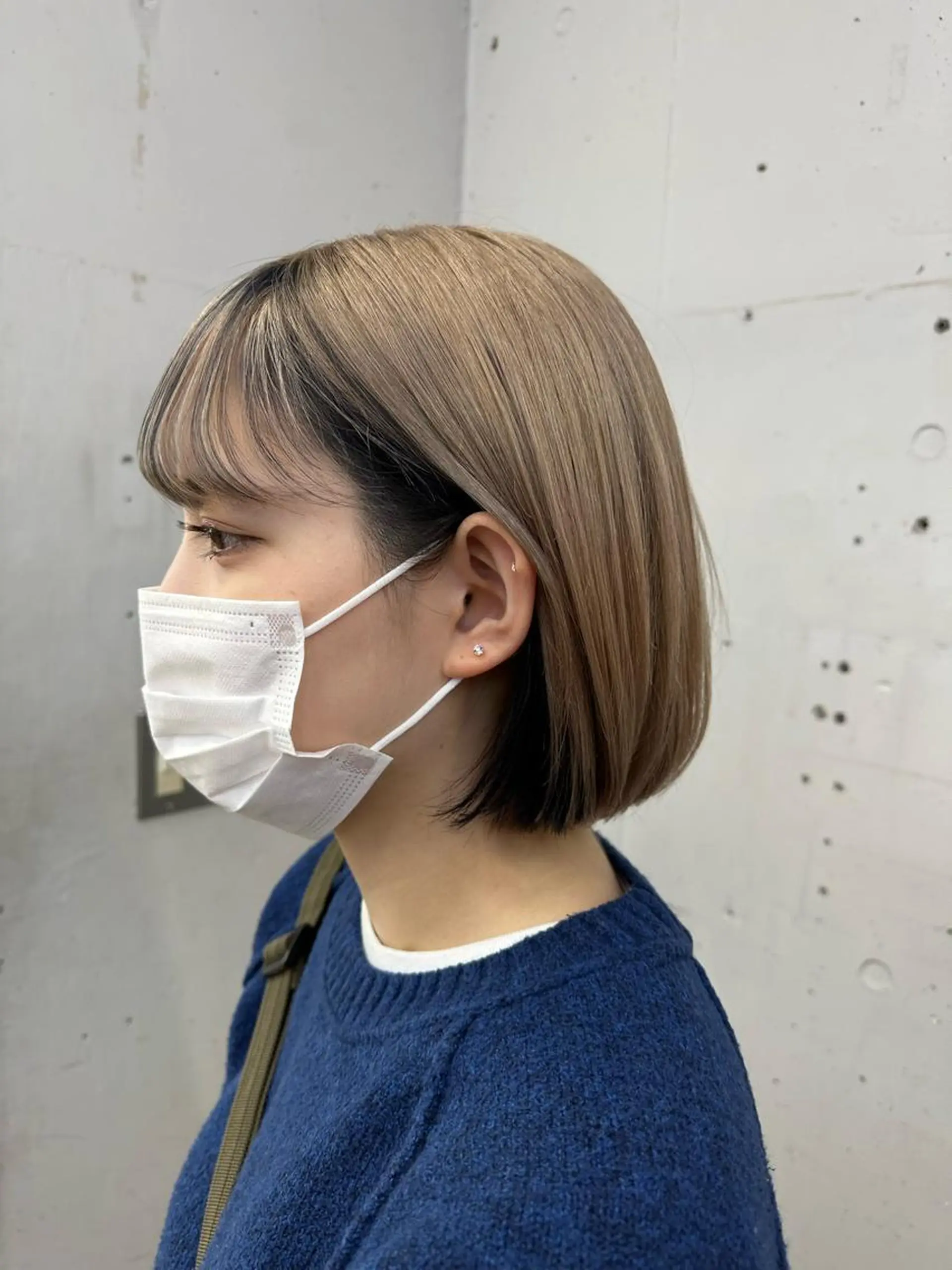 ショート カラー ヘアカラー トリートメント 🌈ベージュ艶髪🌈 ボブ/ユウトのヘアスタイル