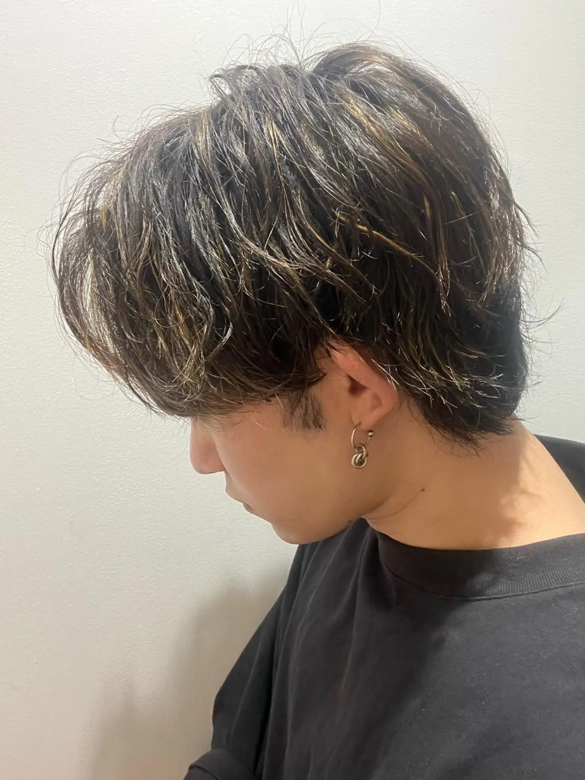 ショート メンズ メンズパーマ 【曲がる縮毛矯正】 モデル募集🙋カツヤのヘアスタイル