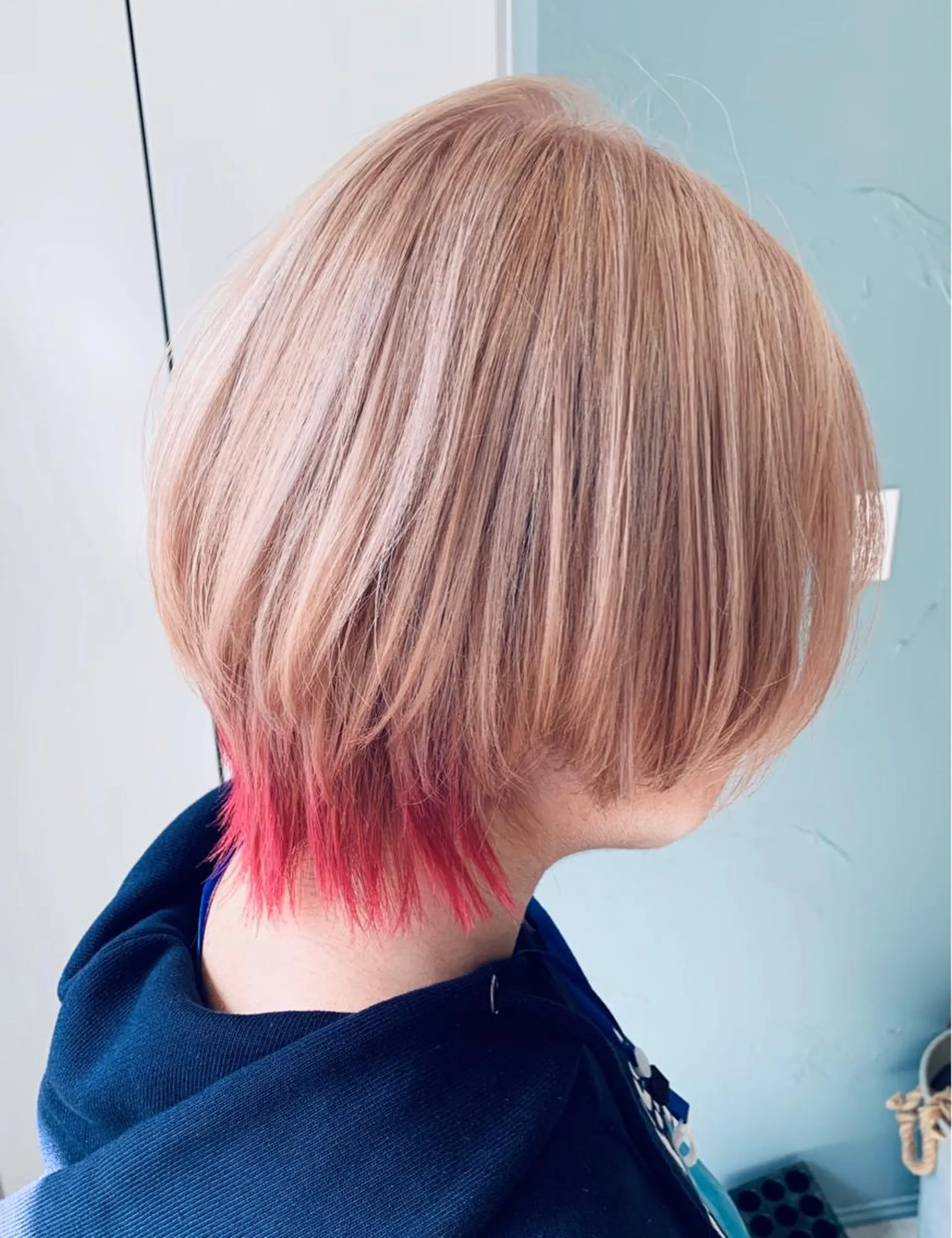 ショート カラー ボブ ウルフカット ウルフボブ 船津武俊 フナツタケトシのヘアスタイル