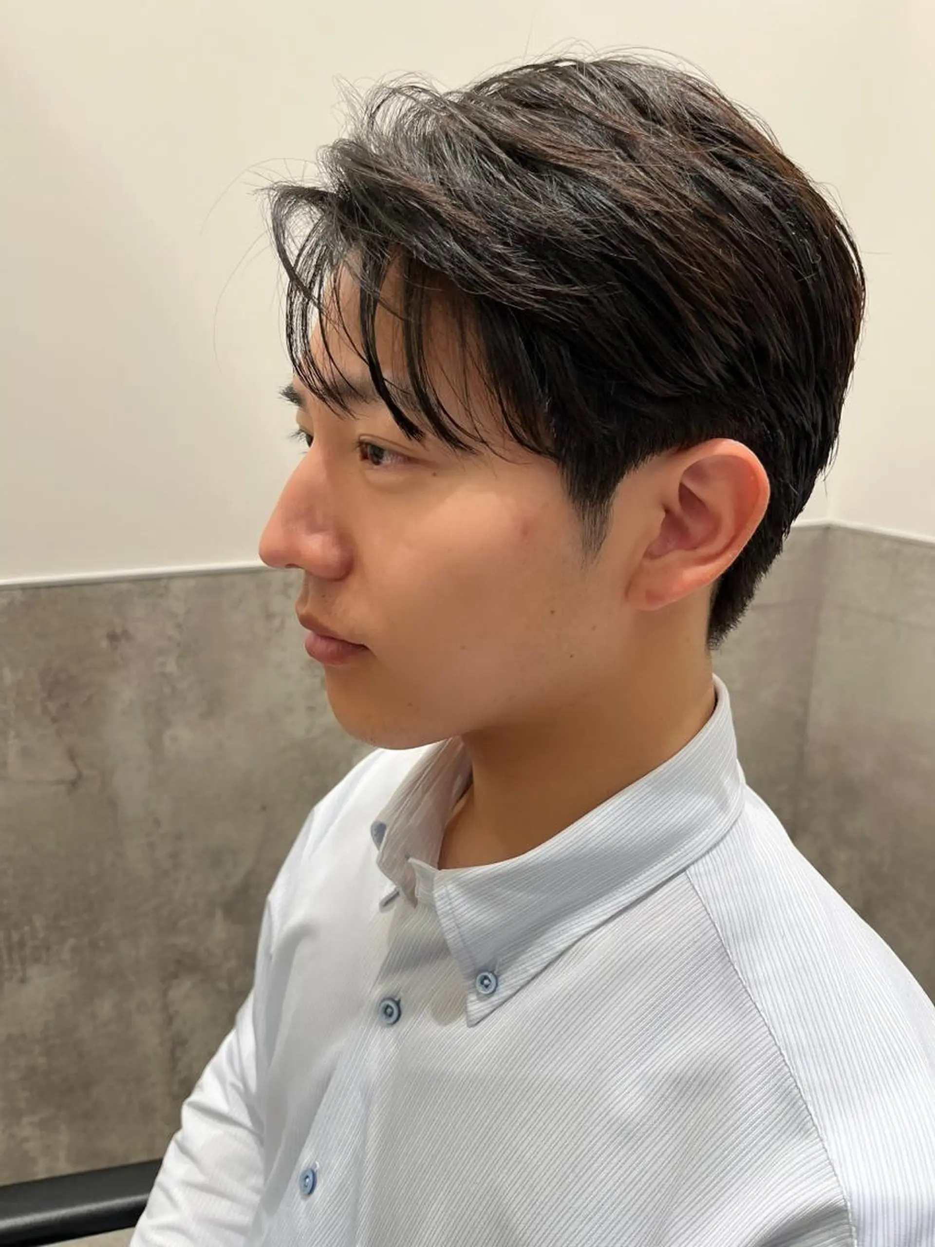 ショート メンズ カット 縮毛矯正 店舗移動します ご連絡くださいESAのヘアスタイル