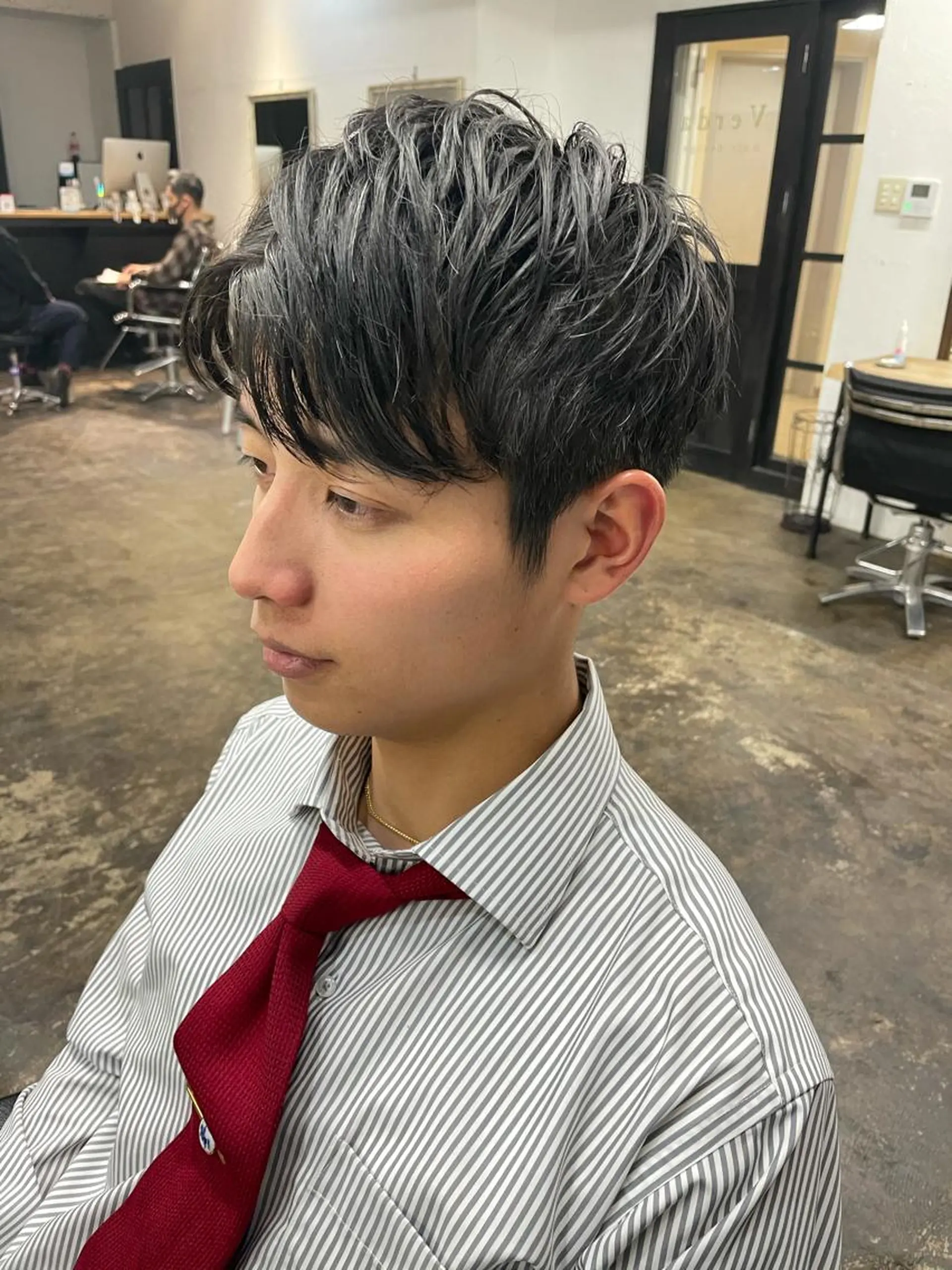 ショート メンズ メンズパーマ メンズ特化ryoのヘアスタイル
