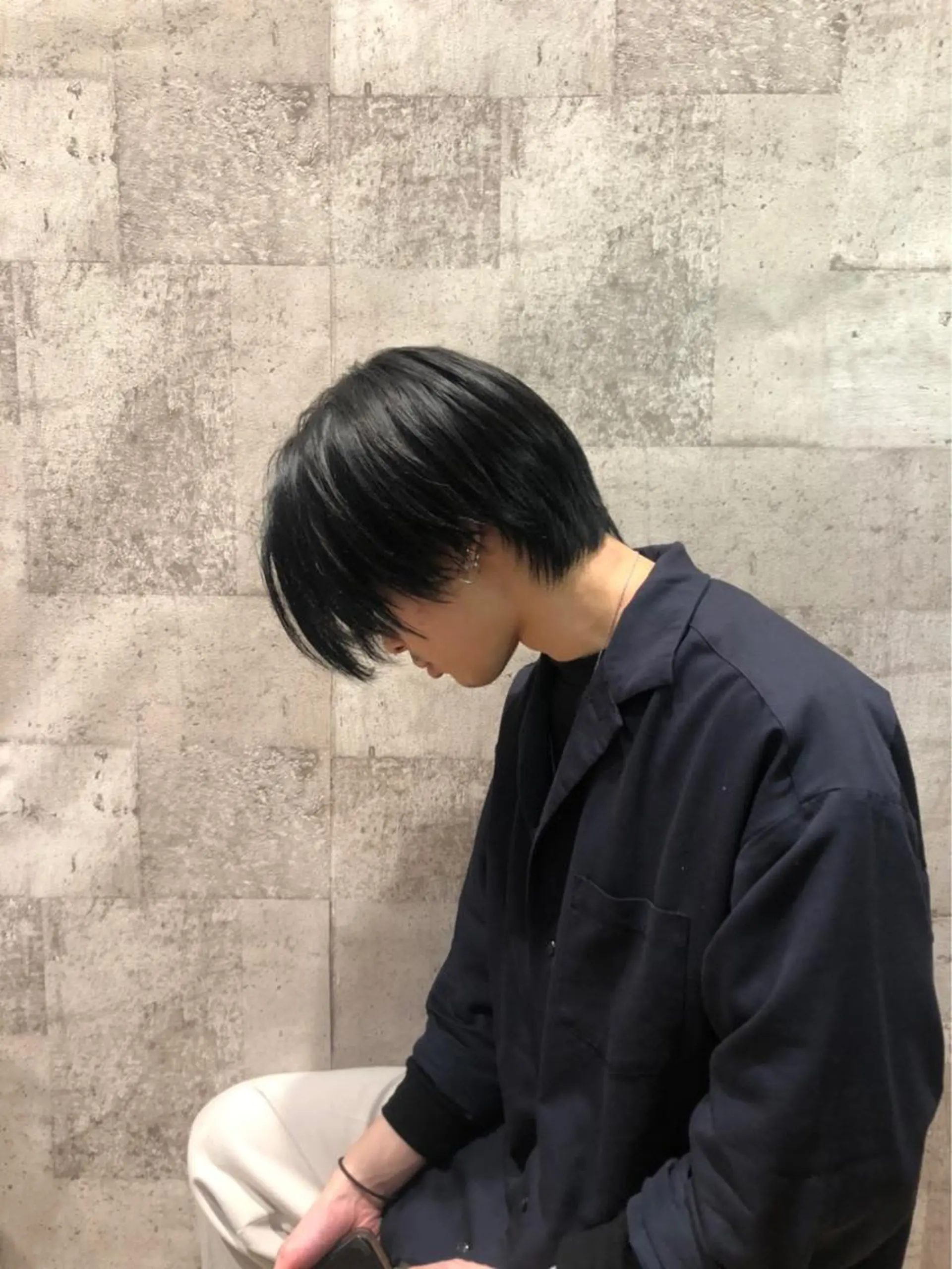 ミディアム メンズ 小野寺空也✂️ 似合わせショートのヘアスタイル