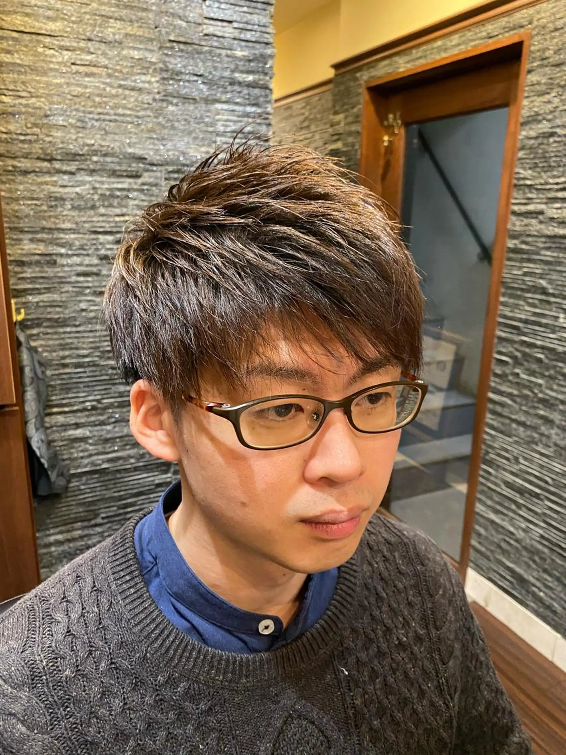 ショート メンズ 浅見 天翔のヘアスタイル