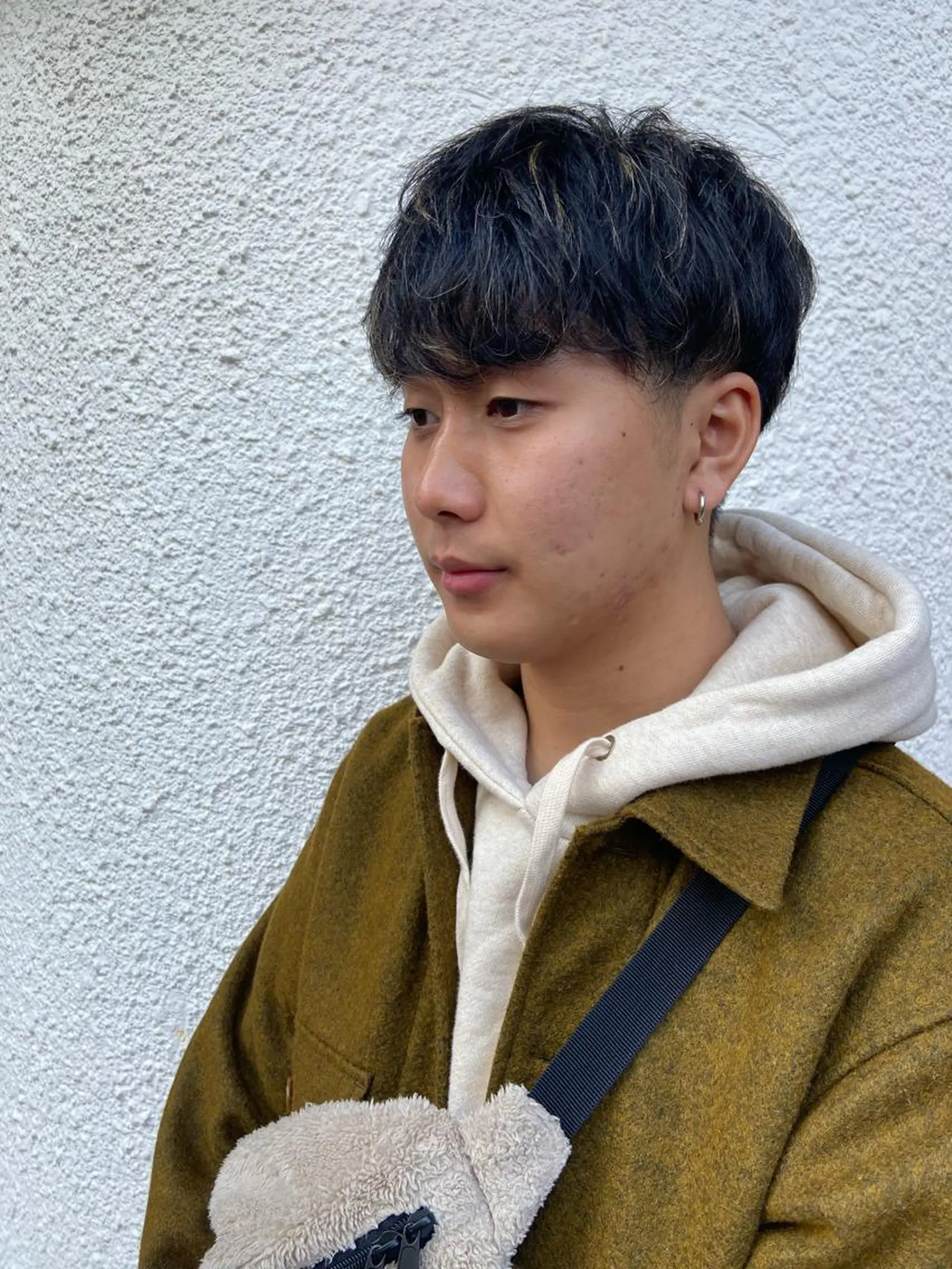 ショート カラー パーマ メンズ メンズメッシュ メンズパーマ メッシュ スパイラルパーマ 髪質改善・酸性・ ストレート　Maruのヘアスタイル