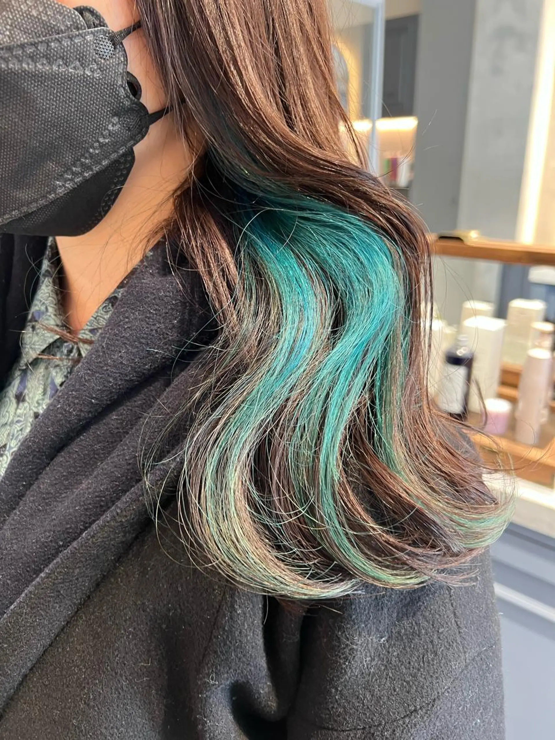 セミロング ☘️Lond ☘️高嶋 優のヘアスタイル
