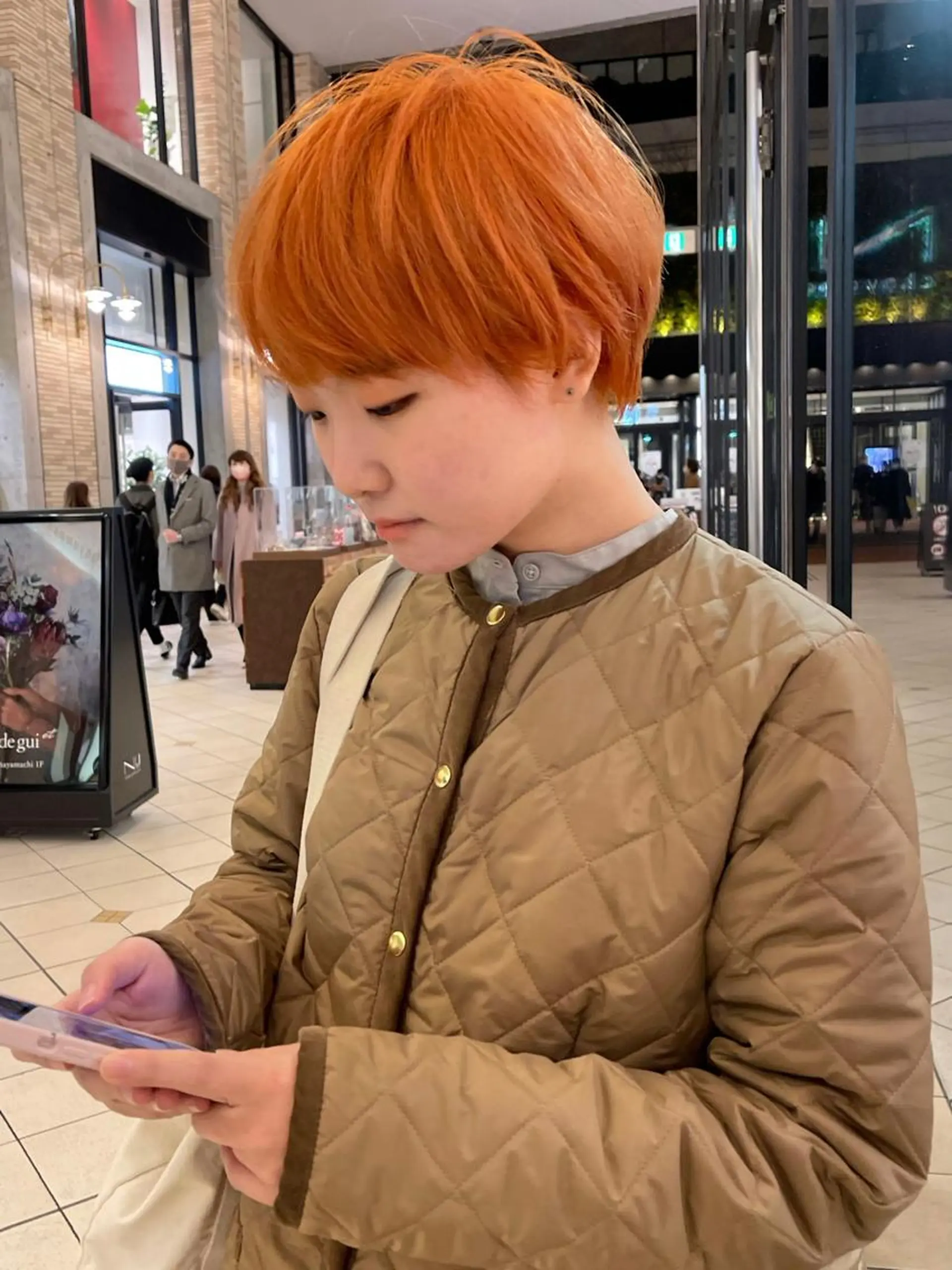 ショート ヘアカラー SALOWIN梅田茶屋町North店所属・福山 晴香のヘアスタイル