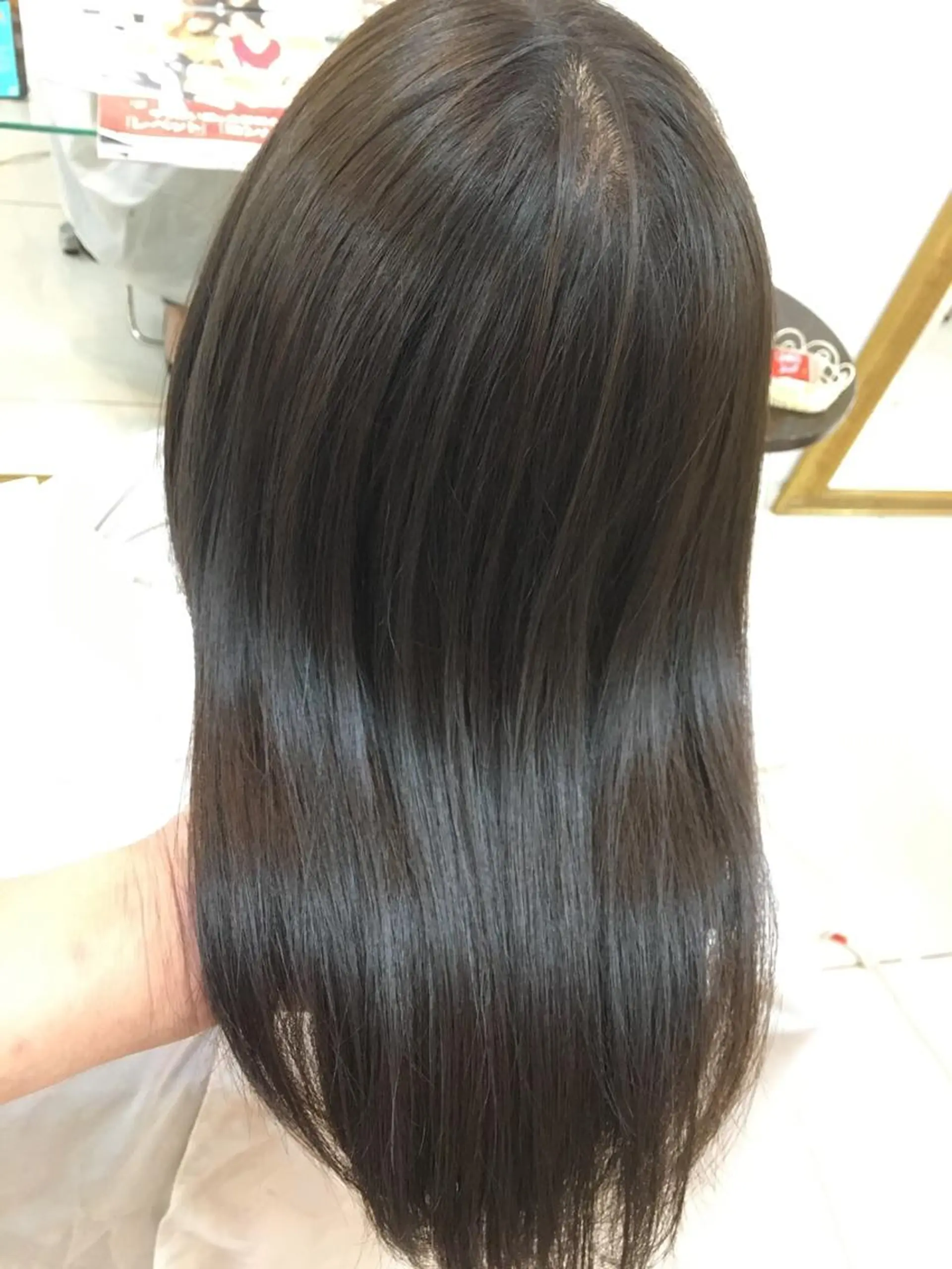 セミロング カラー 縮毛矯正⭐️ TAKAHIROのヘアスタイル