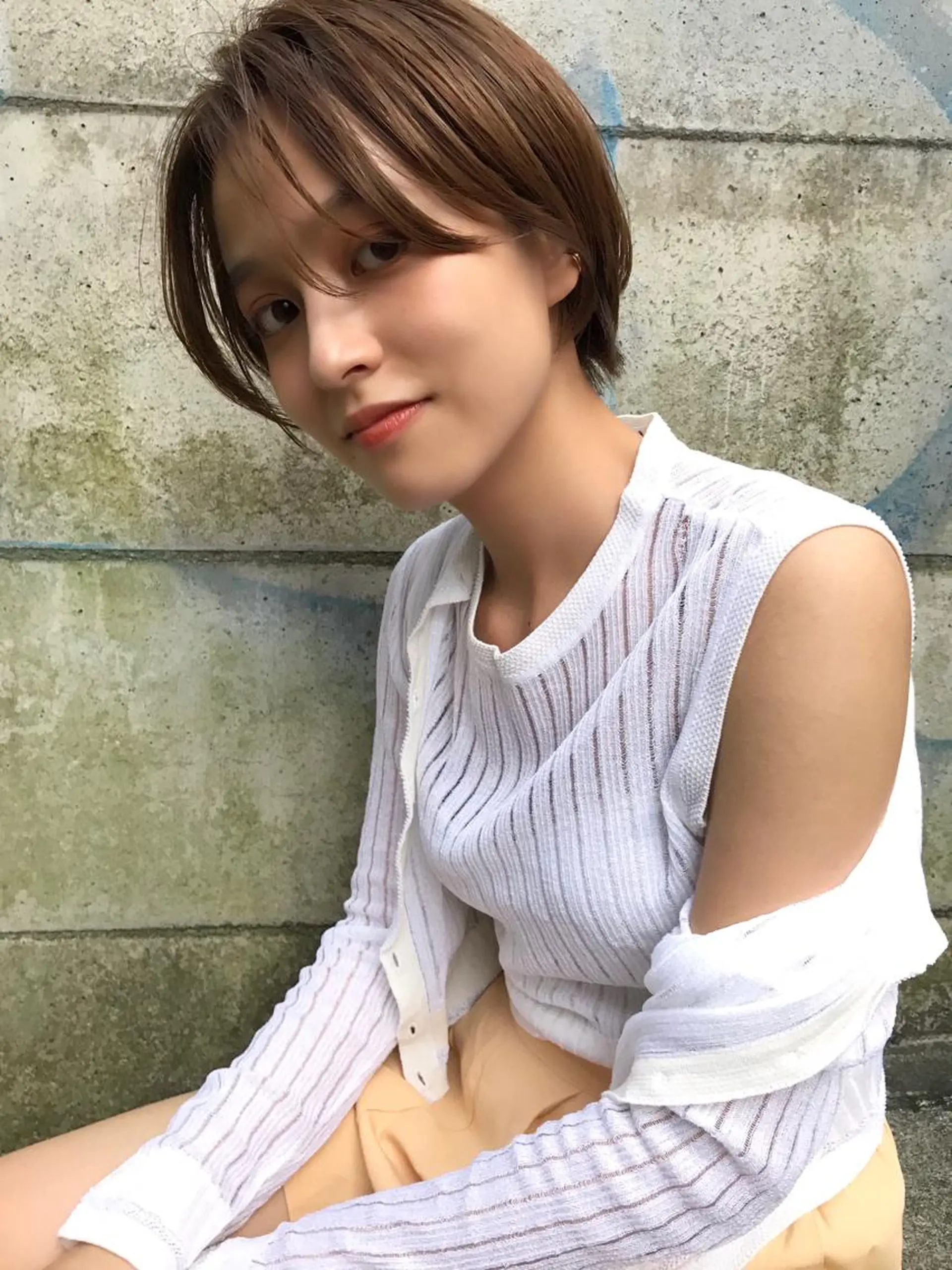 ショート カラー ニュアンスヘア☆樋口 希世☆のヘアスタイル