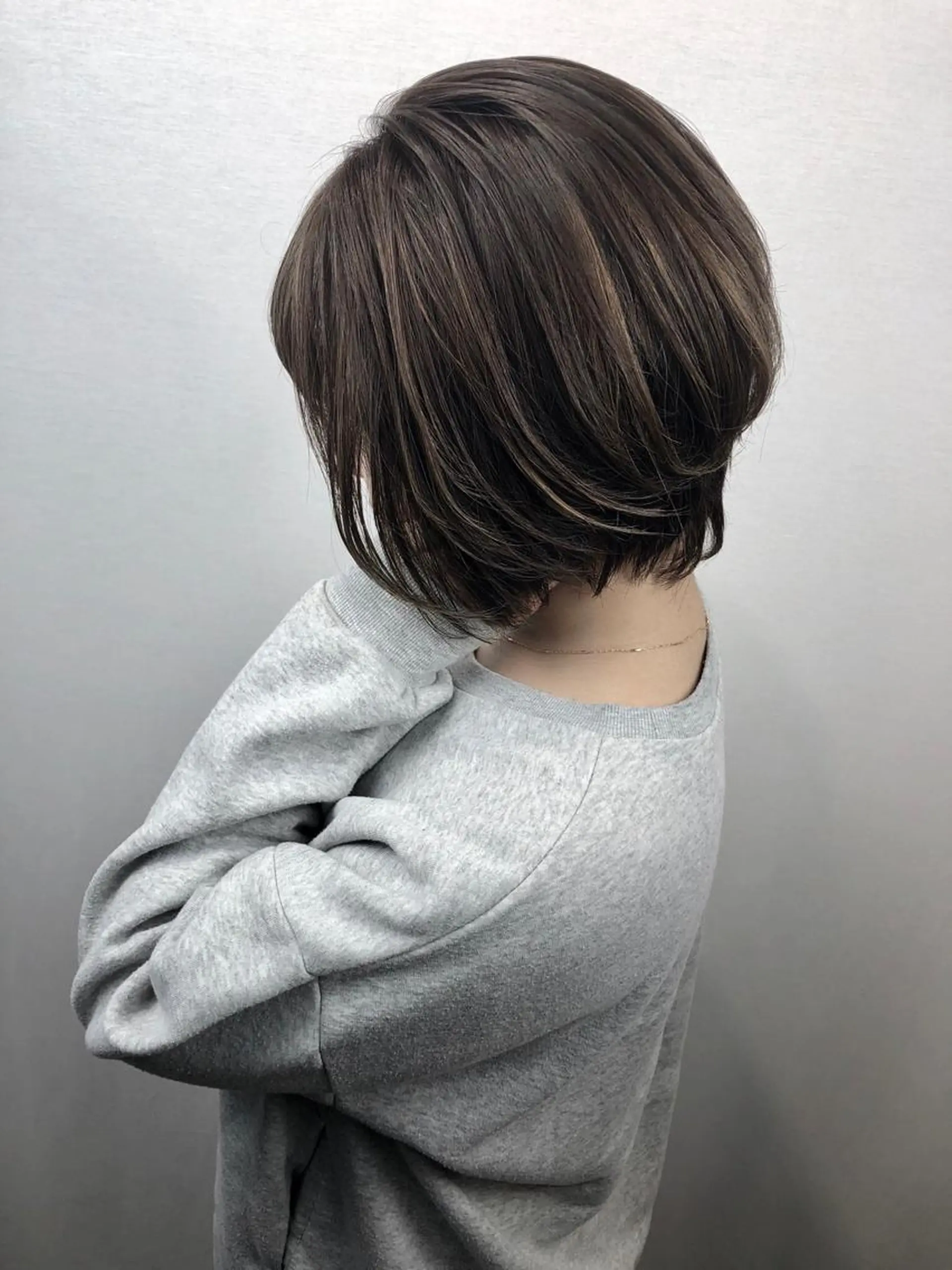 ショート カラー ハイライトカラー ボブ ハイライト ヘアカラー 2nd所属・🤍2nd🤍田所 美希のヘアスタイル