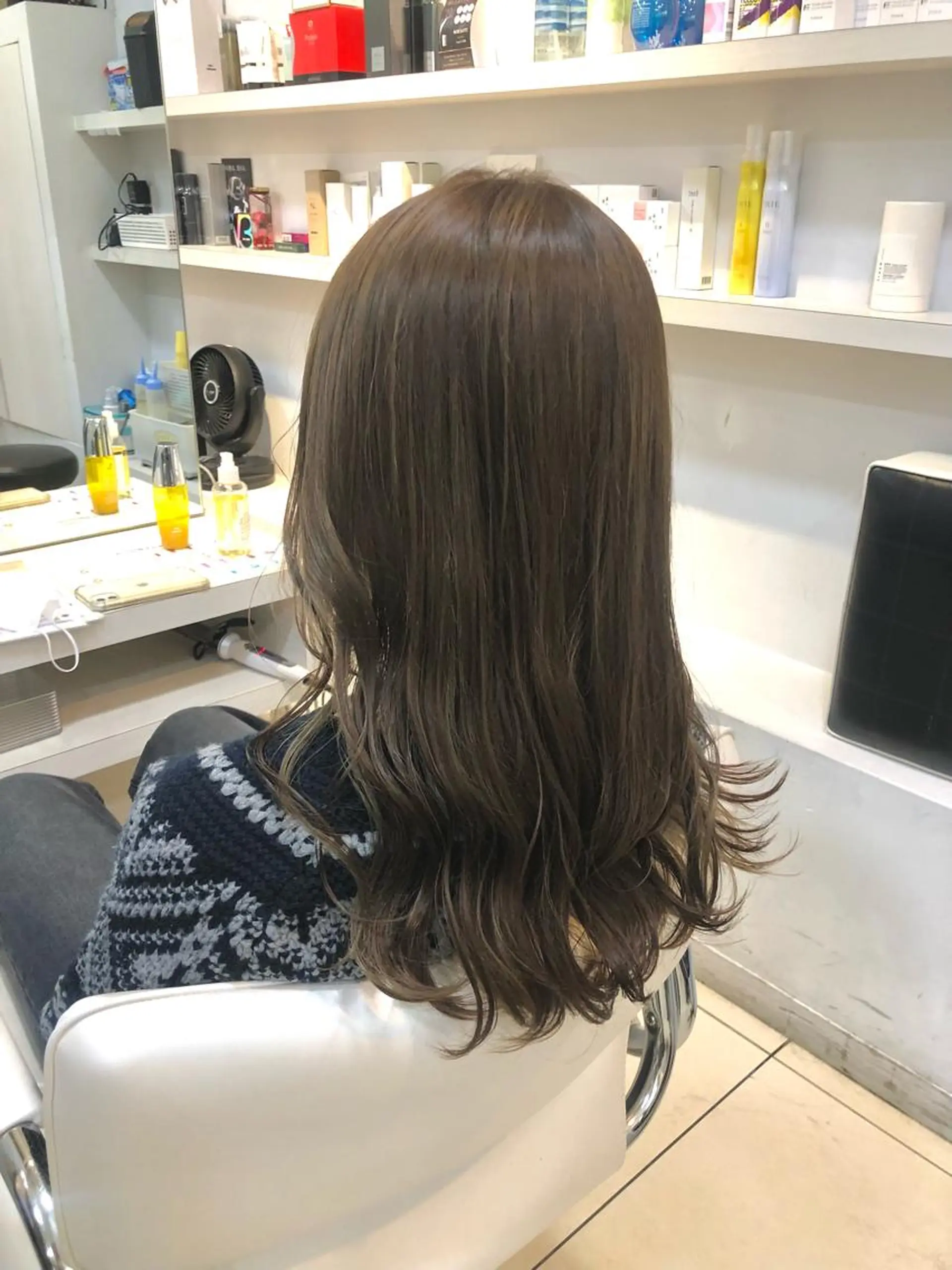 ロング カラー ベージュカラー オリーブベージュ 🤎ベージュカラー/ 髪質改善/山岸🤎のヘアスタイル