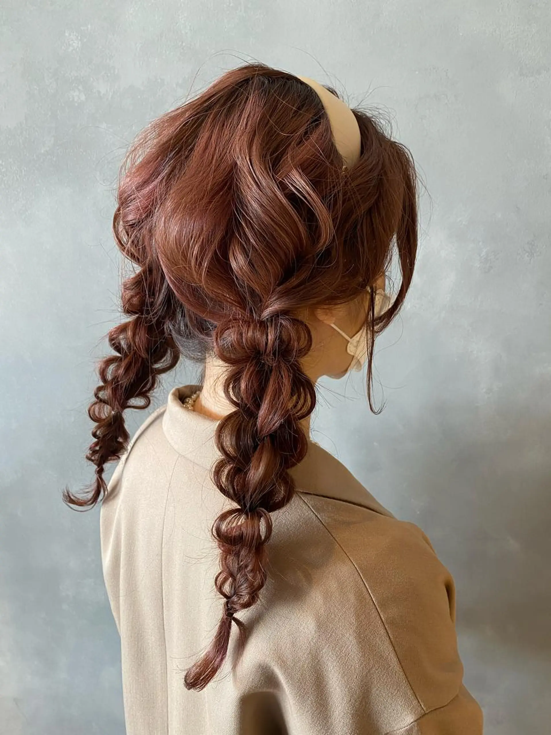 ロング ヘアセット 内田 遥香のヘアスタイル