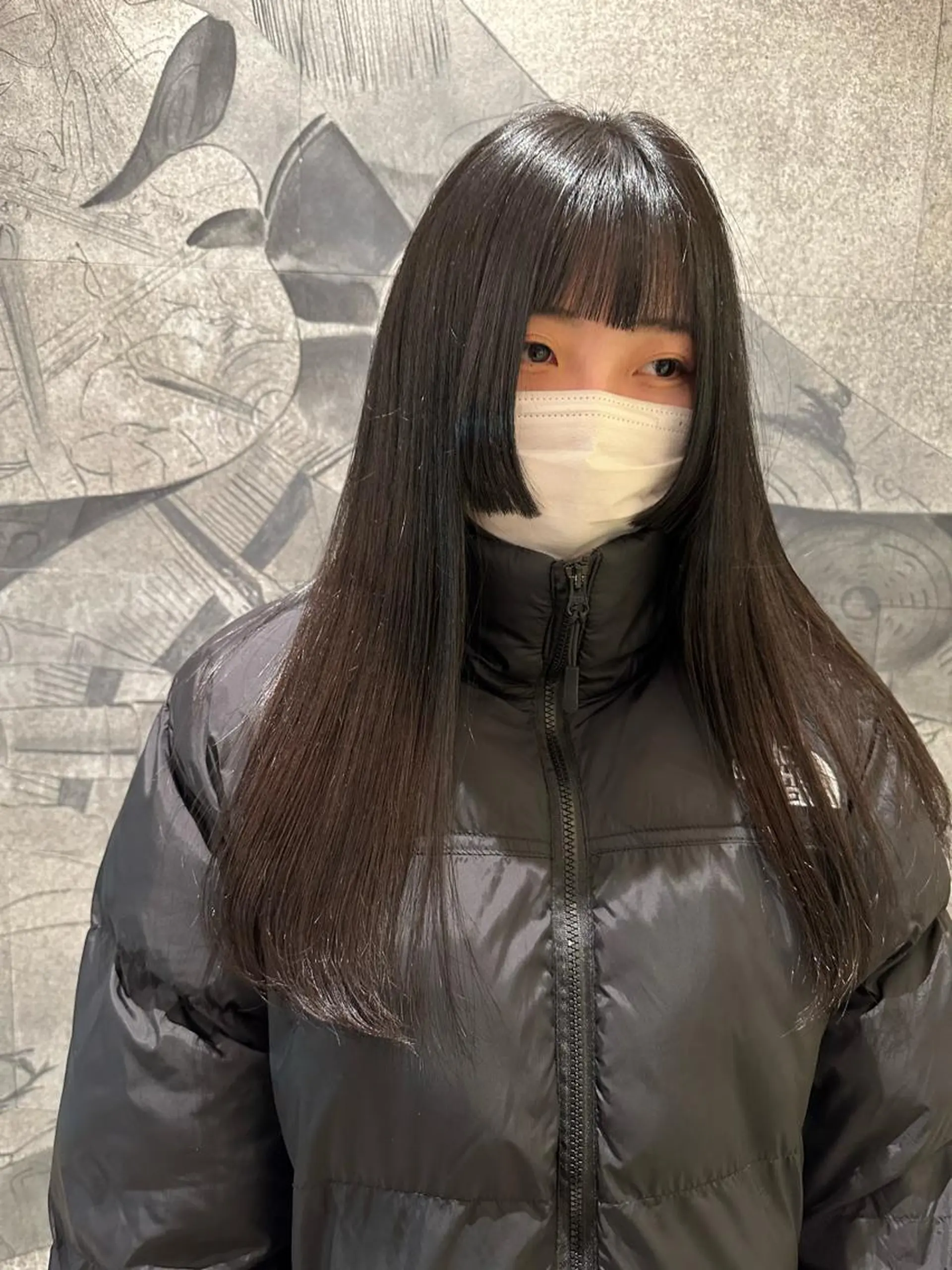 ロング 姫カット AIRI 🐈‍⬛のヘアスタイル