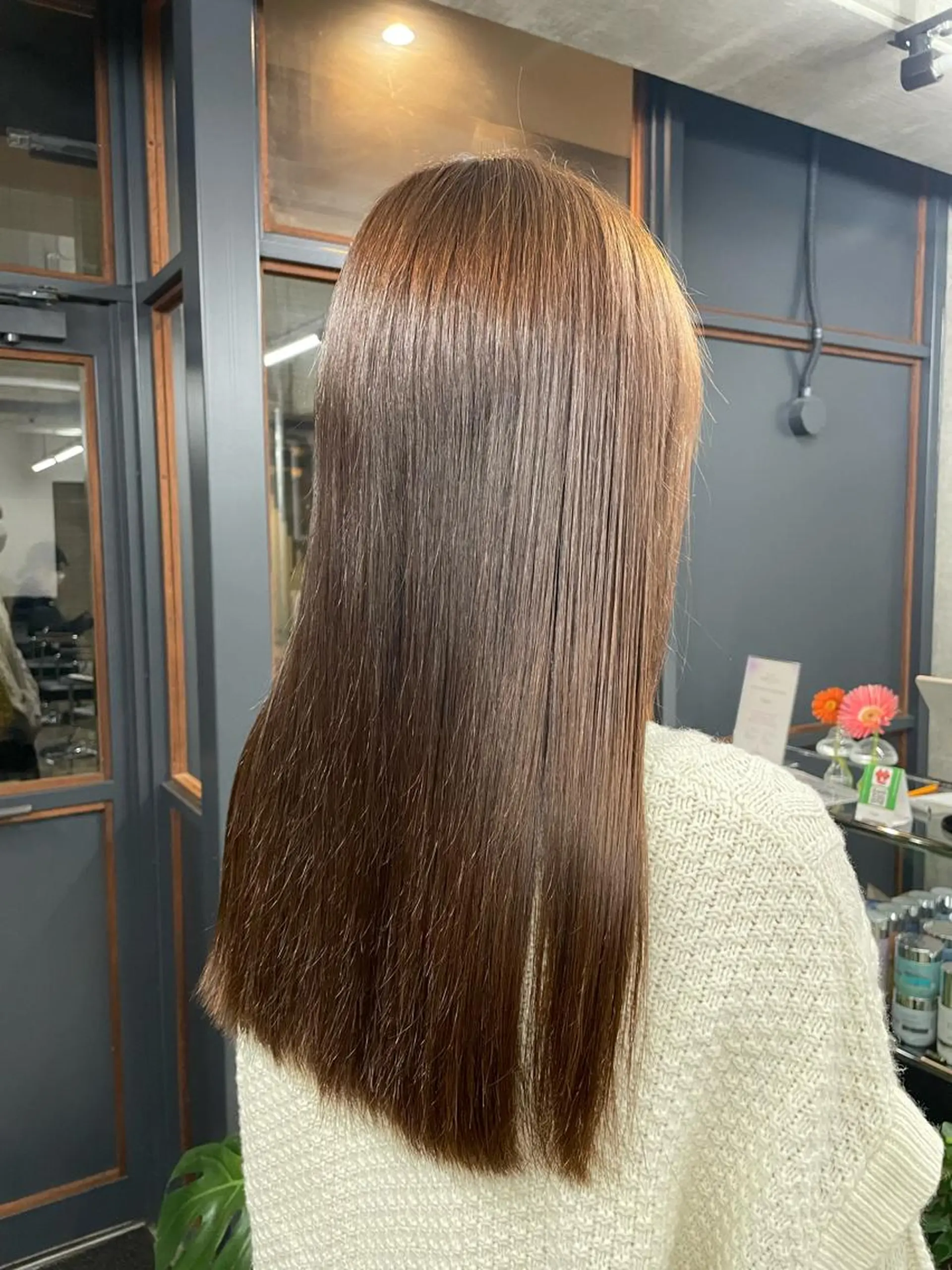ロング カラー ブラウンカラー ショコラブラウン ボブ/透明感カラー EMIRIのヘアスタイル