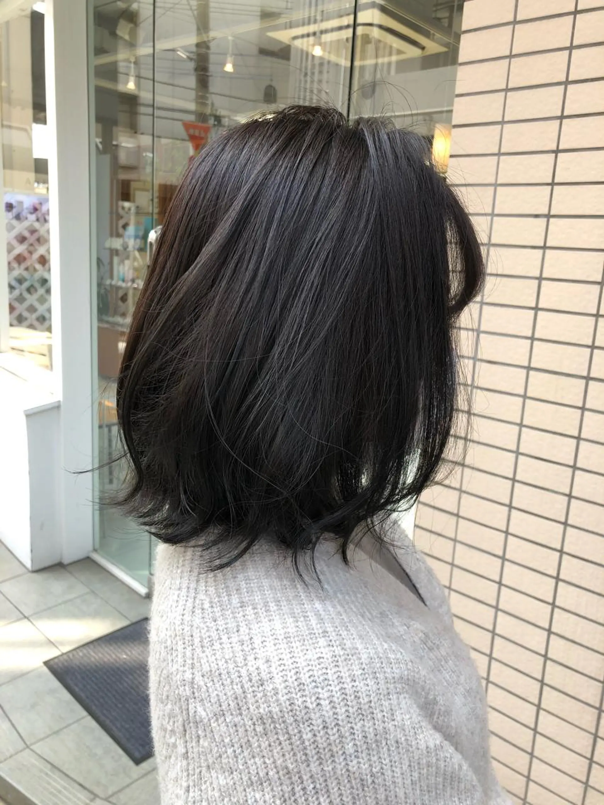 ミディアム ヘアカラー 阿部 美咲のヘアスタイル