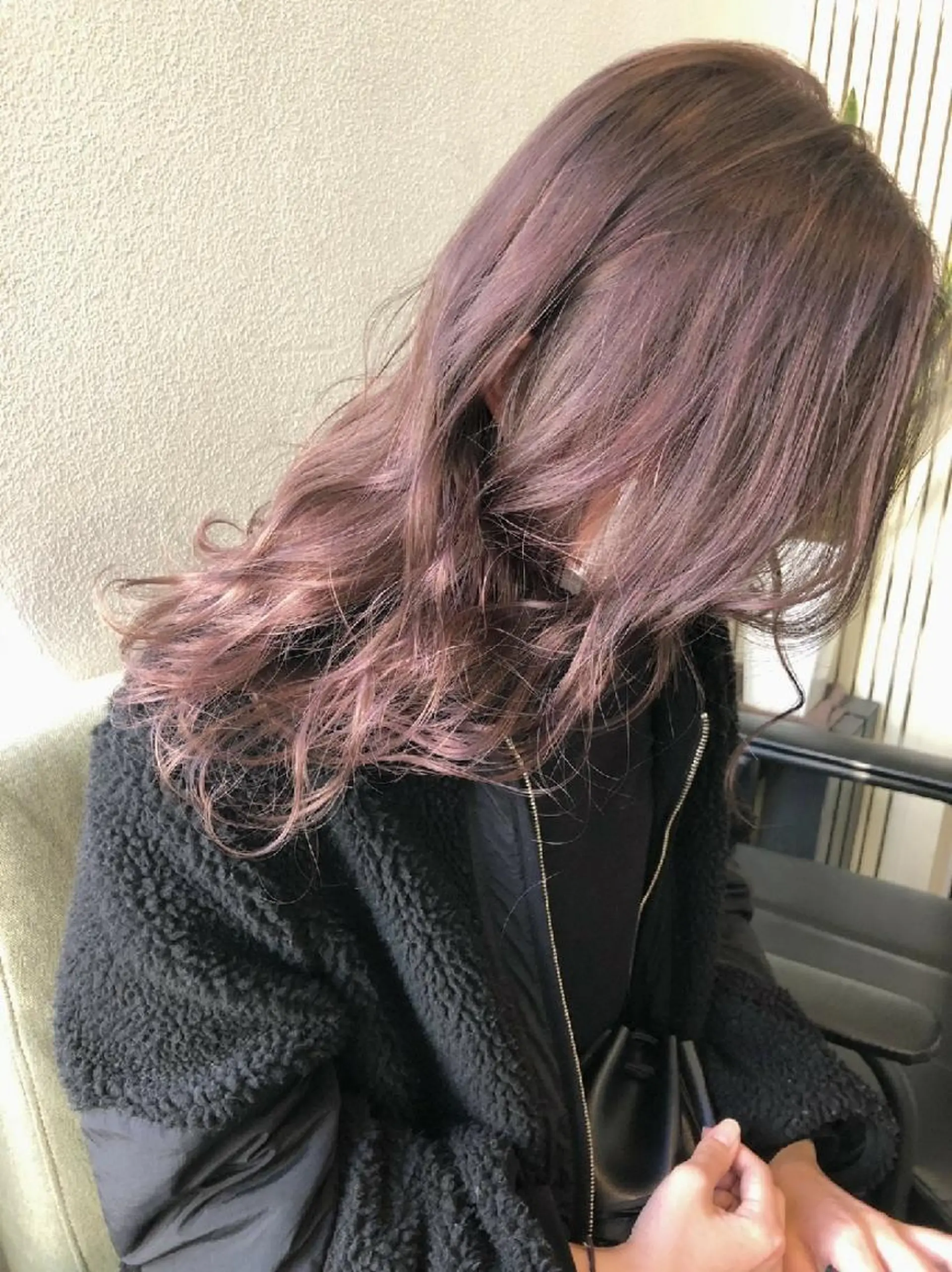 ヘアアレンジ カラー セミロング ヘアカラー トリートメント GiseL 博多 ジゼル　博多のヘアスタイル