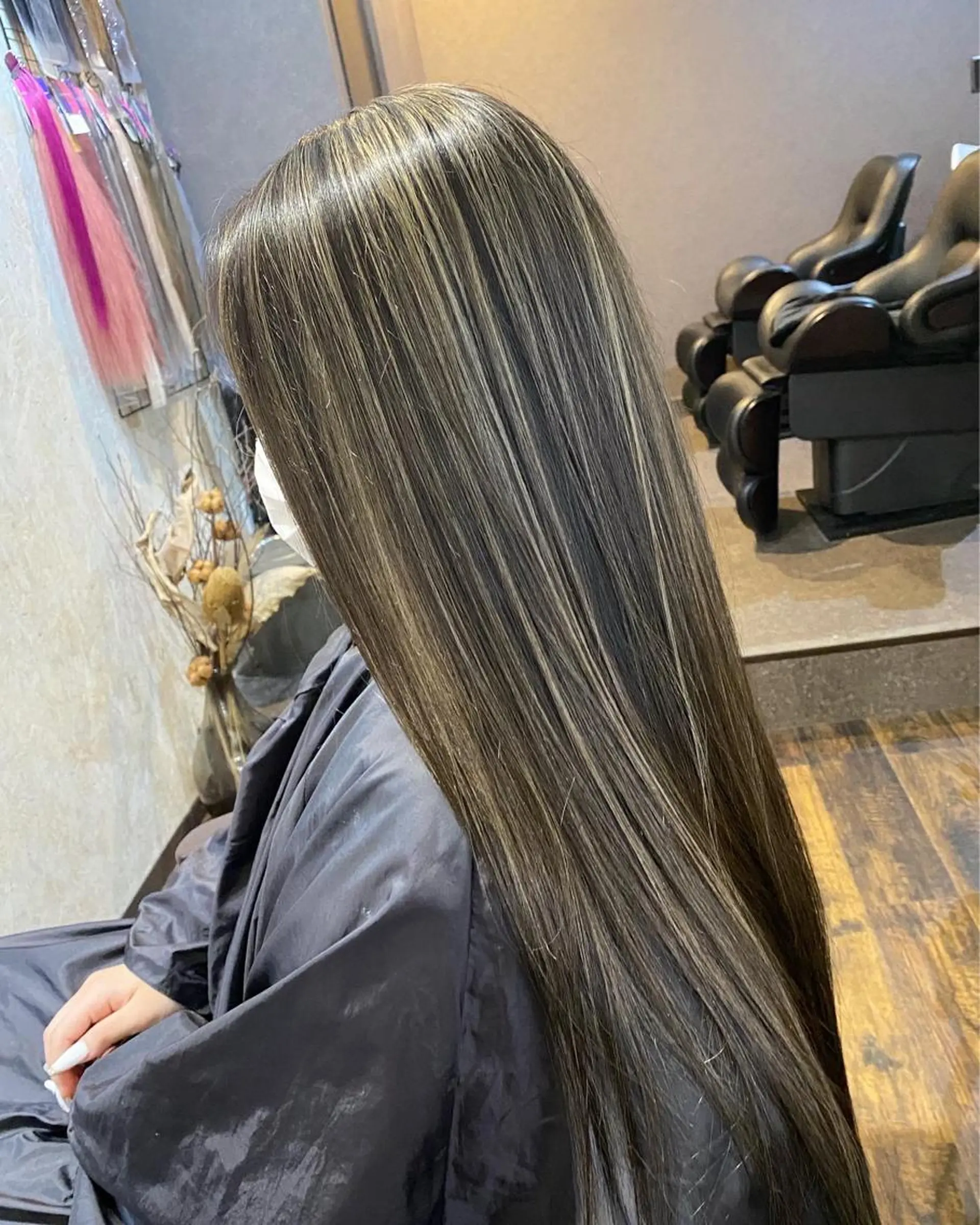 ロング カラー ハイライトカラー ハイライト Tsuyoki .のヘアスタイル