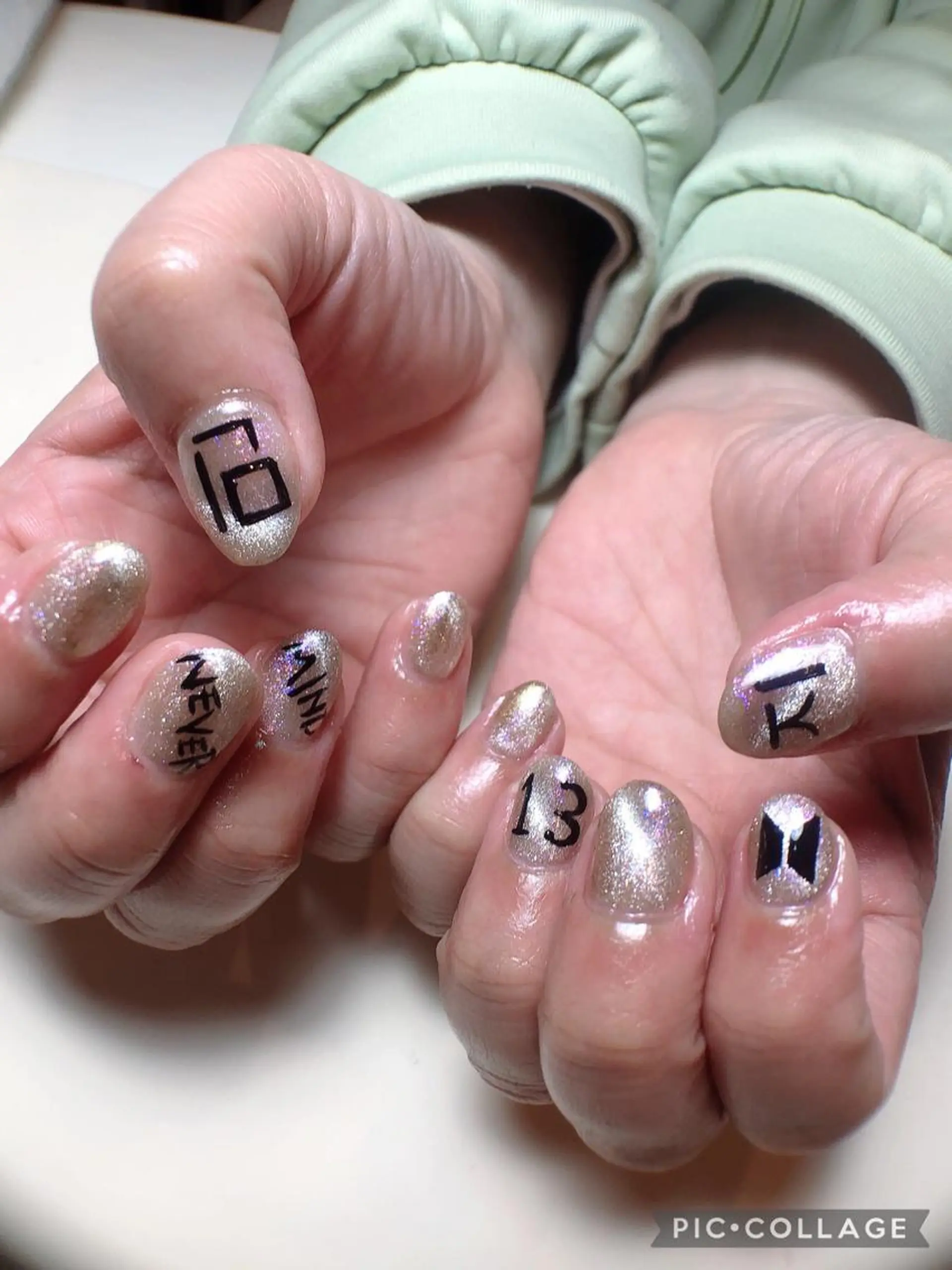 ネイル 韓国ネイル Nail ビ爪のネイルデザイン