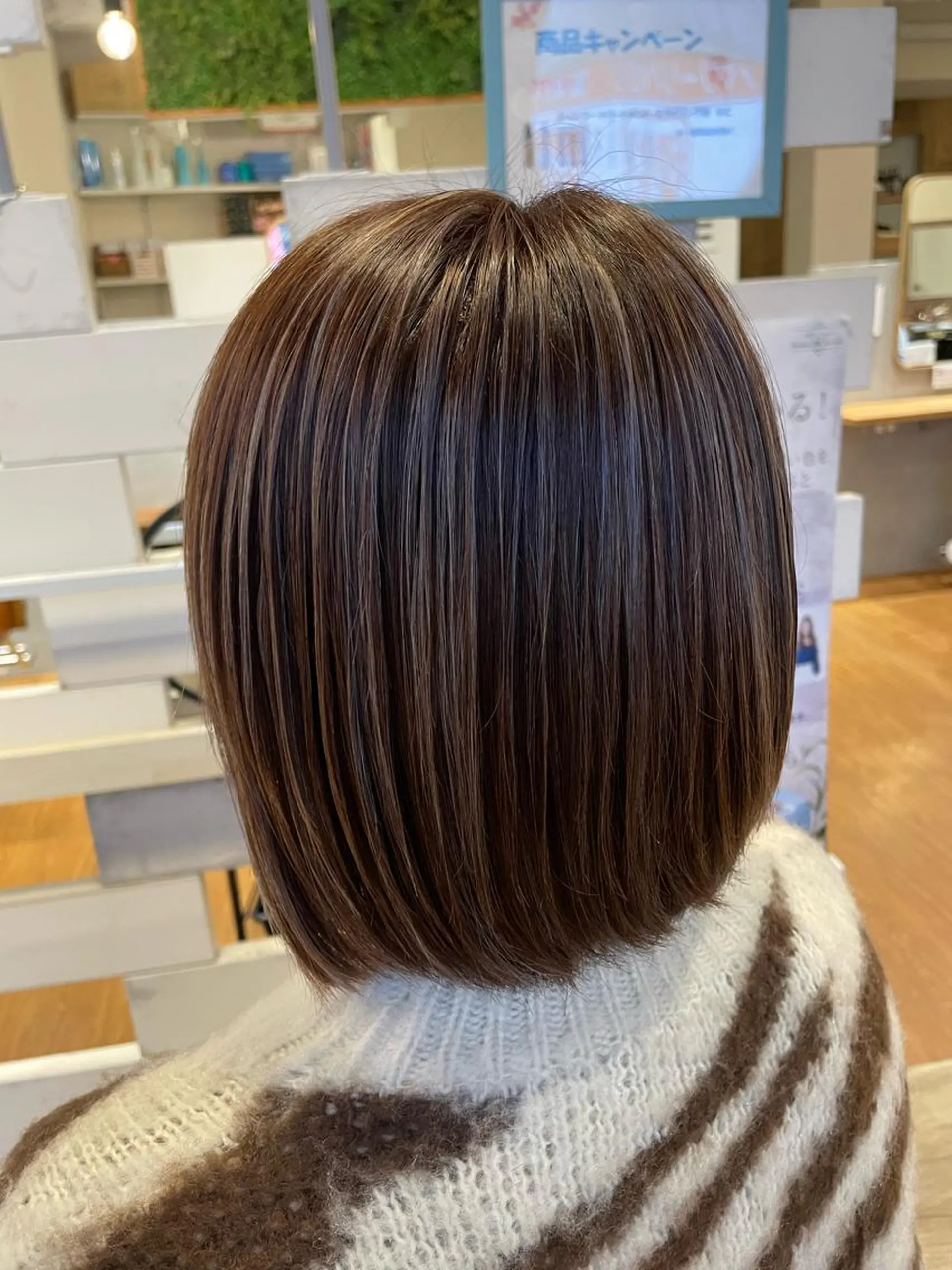ミディアム カット ヘアカラー chillout🌱 武田安未のヘアスタイル