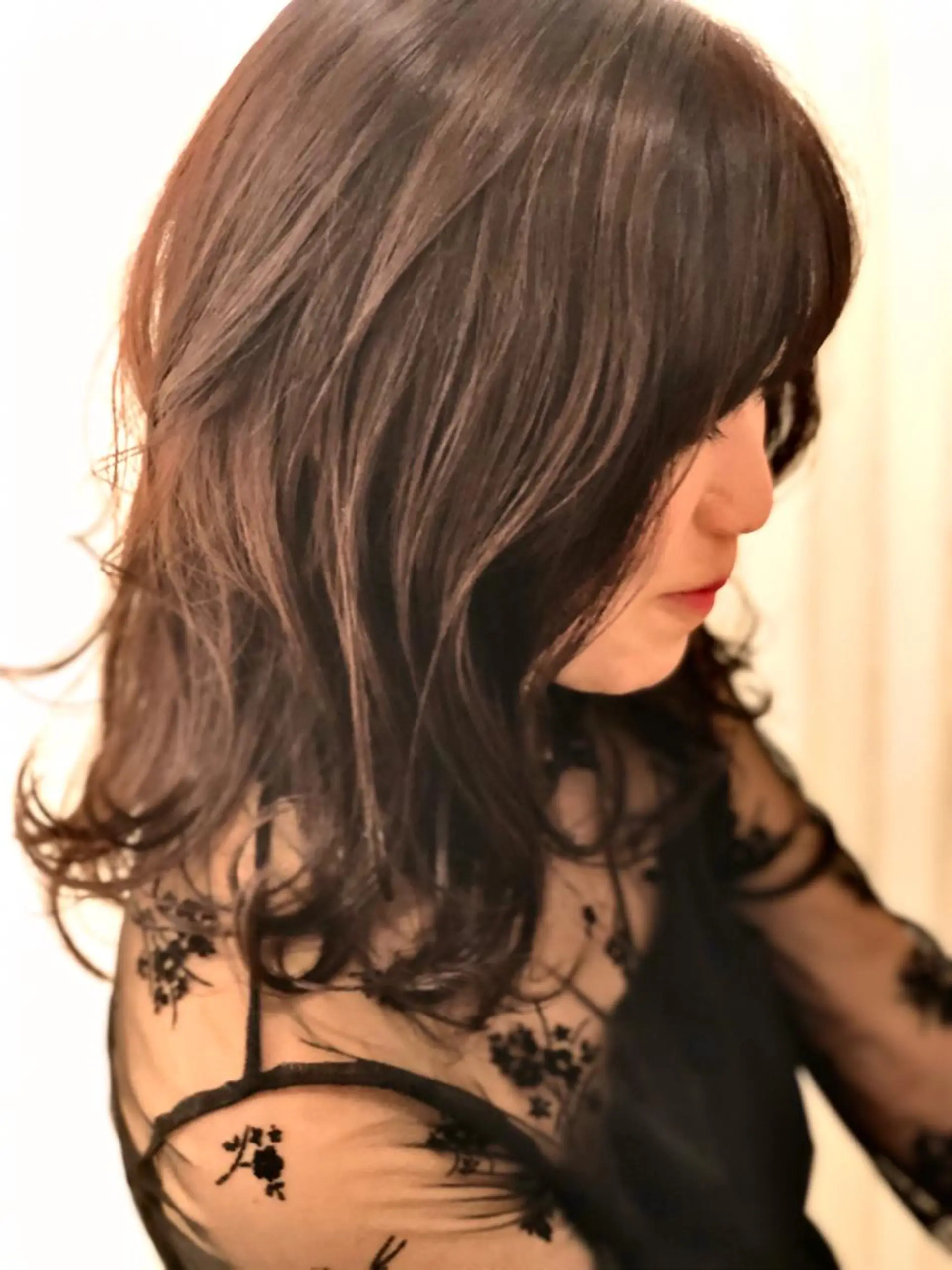 ミディアム カラー ✨髪質改善ストレート ×ミニボブ✨萩原　翼のヘアスタイル