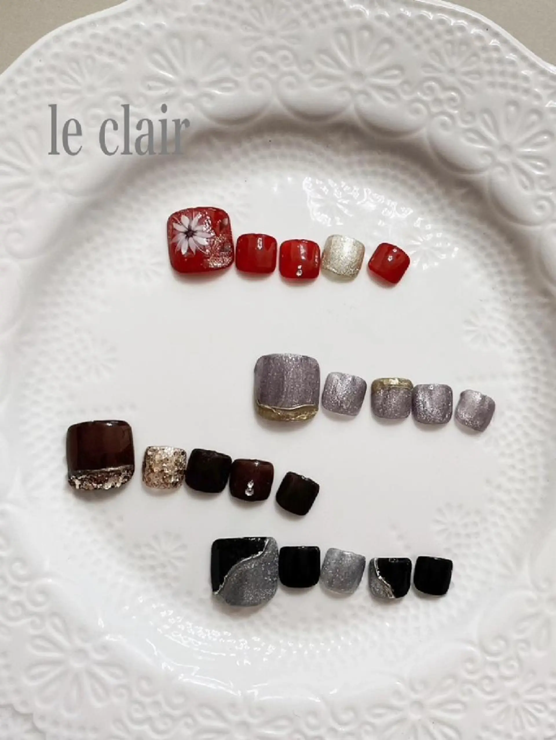 ネイル フットネイル le clairのネイルデザイン