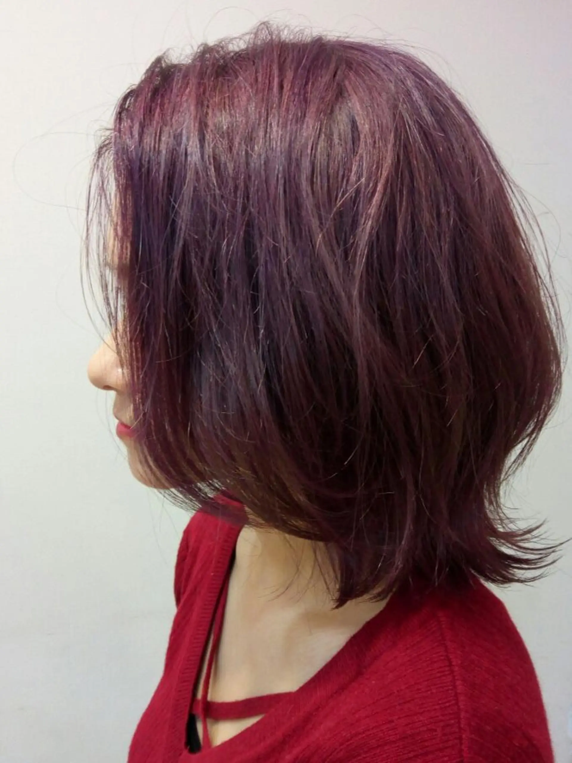 ショート カラー パーマ ヘアアレンジ 艶カラー/ハイトーン 山本のヘアスタイル
