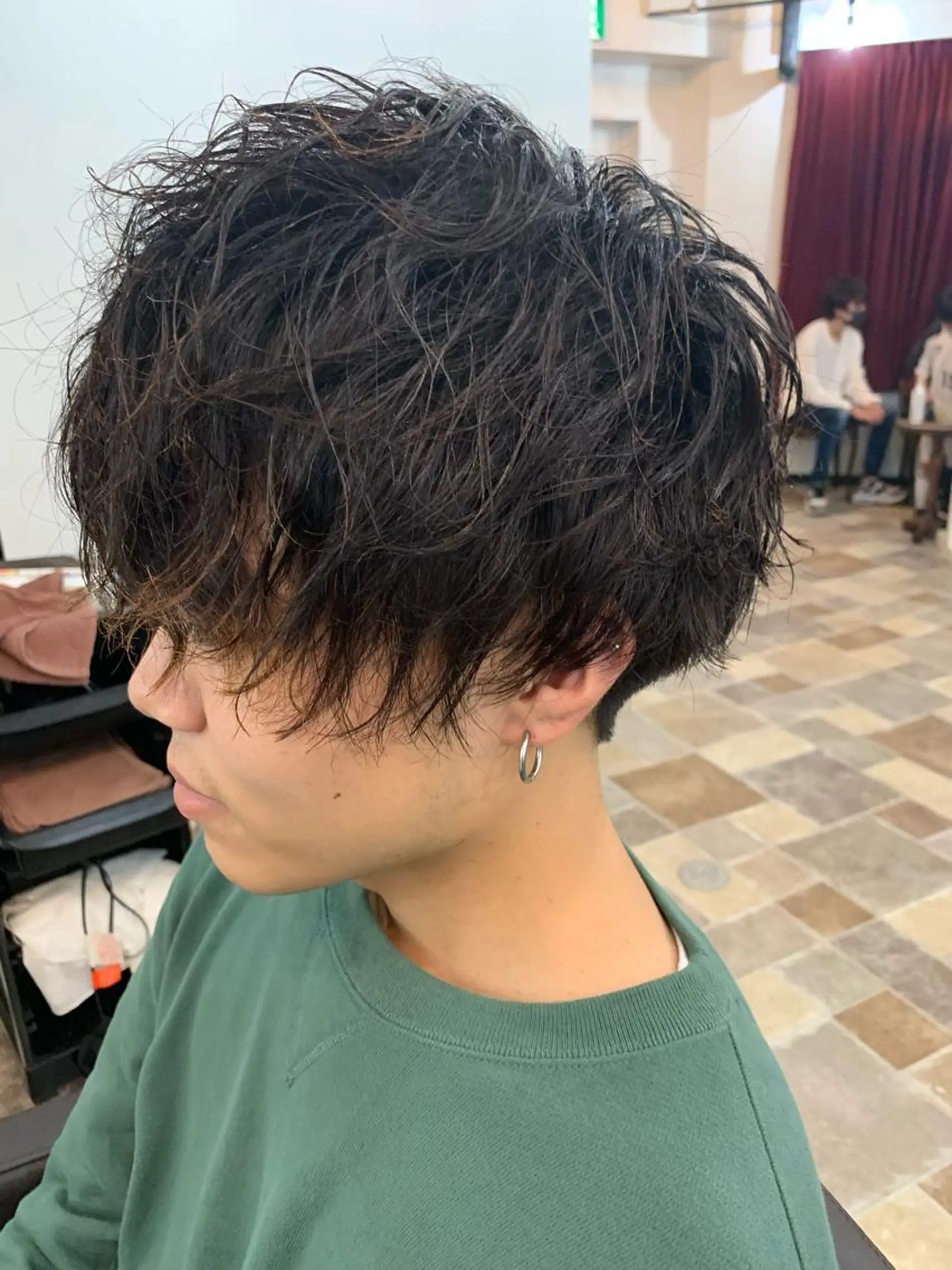ショート カット ヘアカラー パーマ アンフィーヘアー所属・amphihair 高橋祐也のヘアスタイル