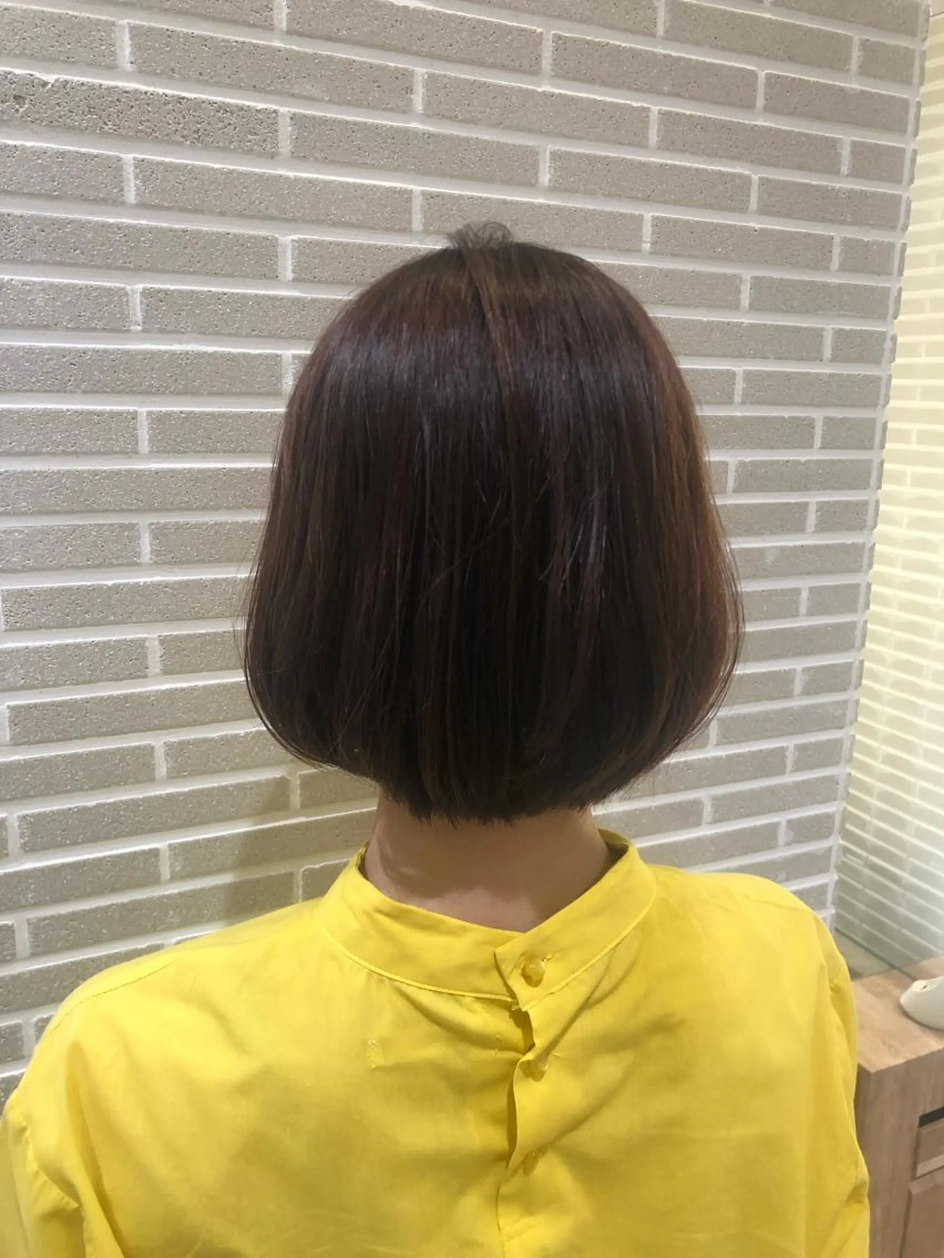 ミディアム カラー カット ヘアカラー トリートメント 山北 咲子のヘアスタイル