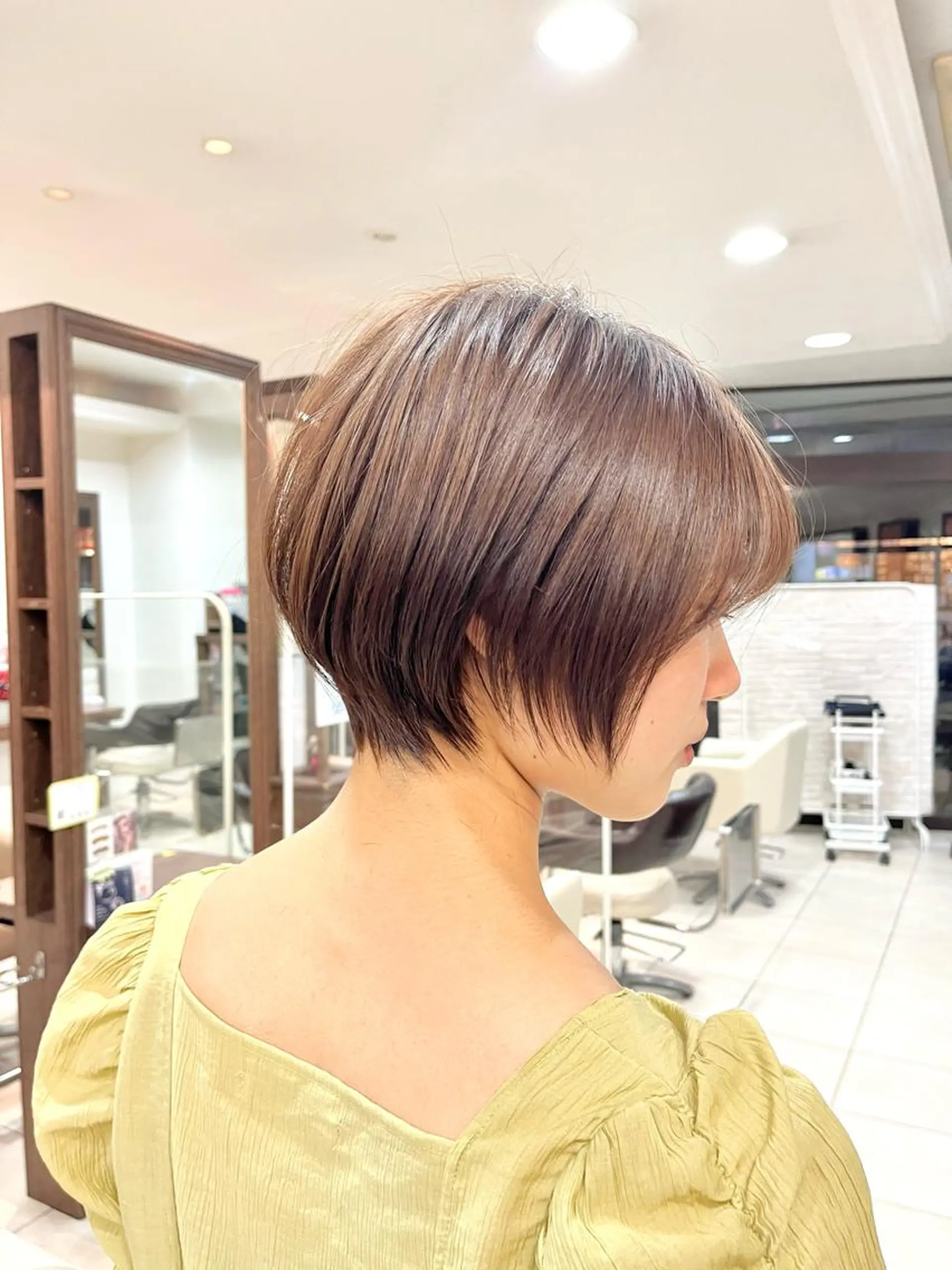 ショート ショートボブ ハンサムショート ボブ くびれヘア ハイライト カット トリートメント 《大人気髪質改善》 プログレス国分寺店のヘアスタイル