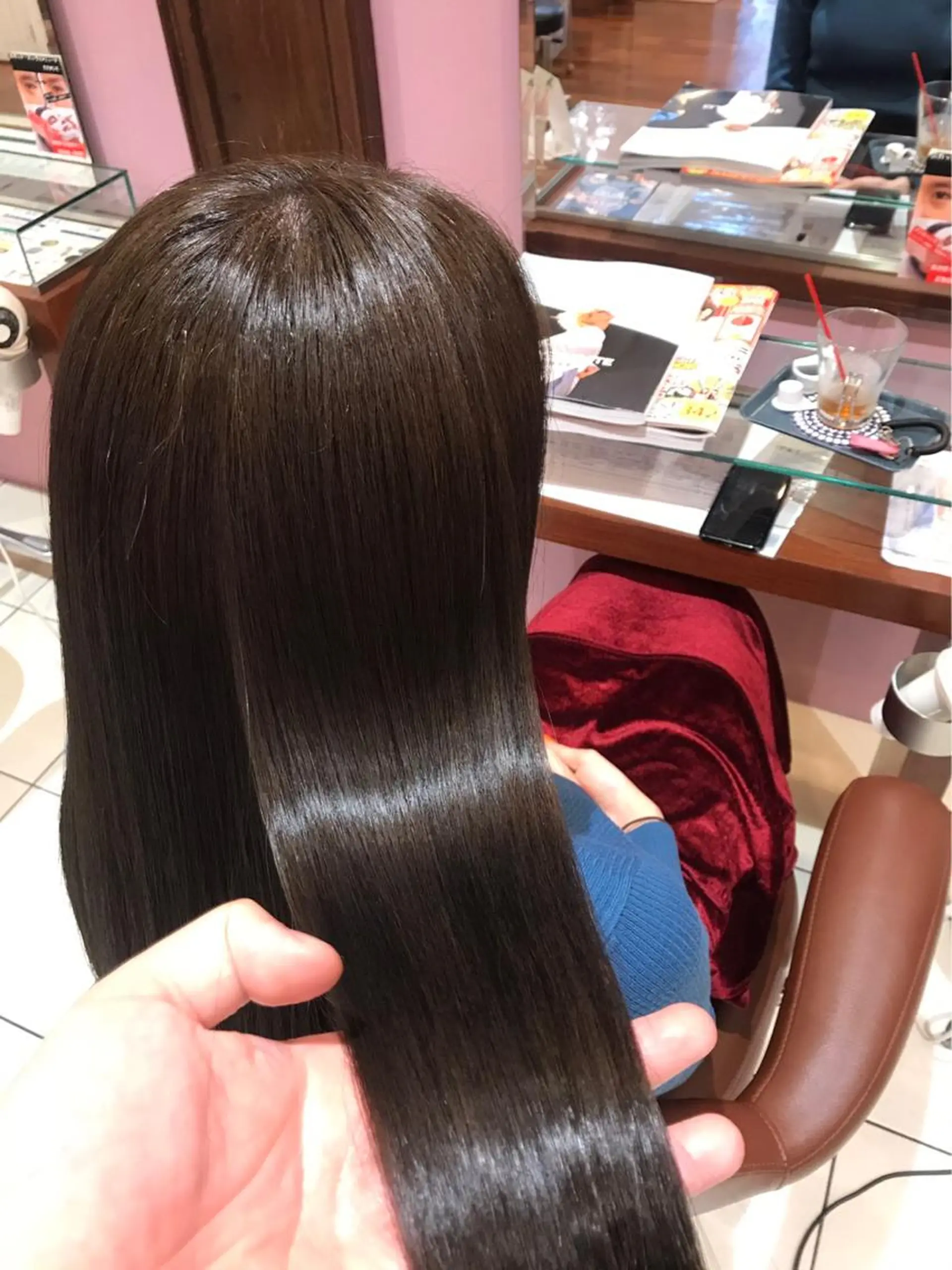 ロング カラー イルミナカラー 髪質改善 トリートメント 大阪長居🌱野見山 卓也のヘアスタイル