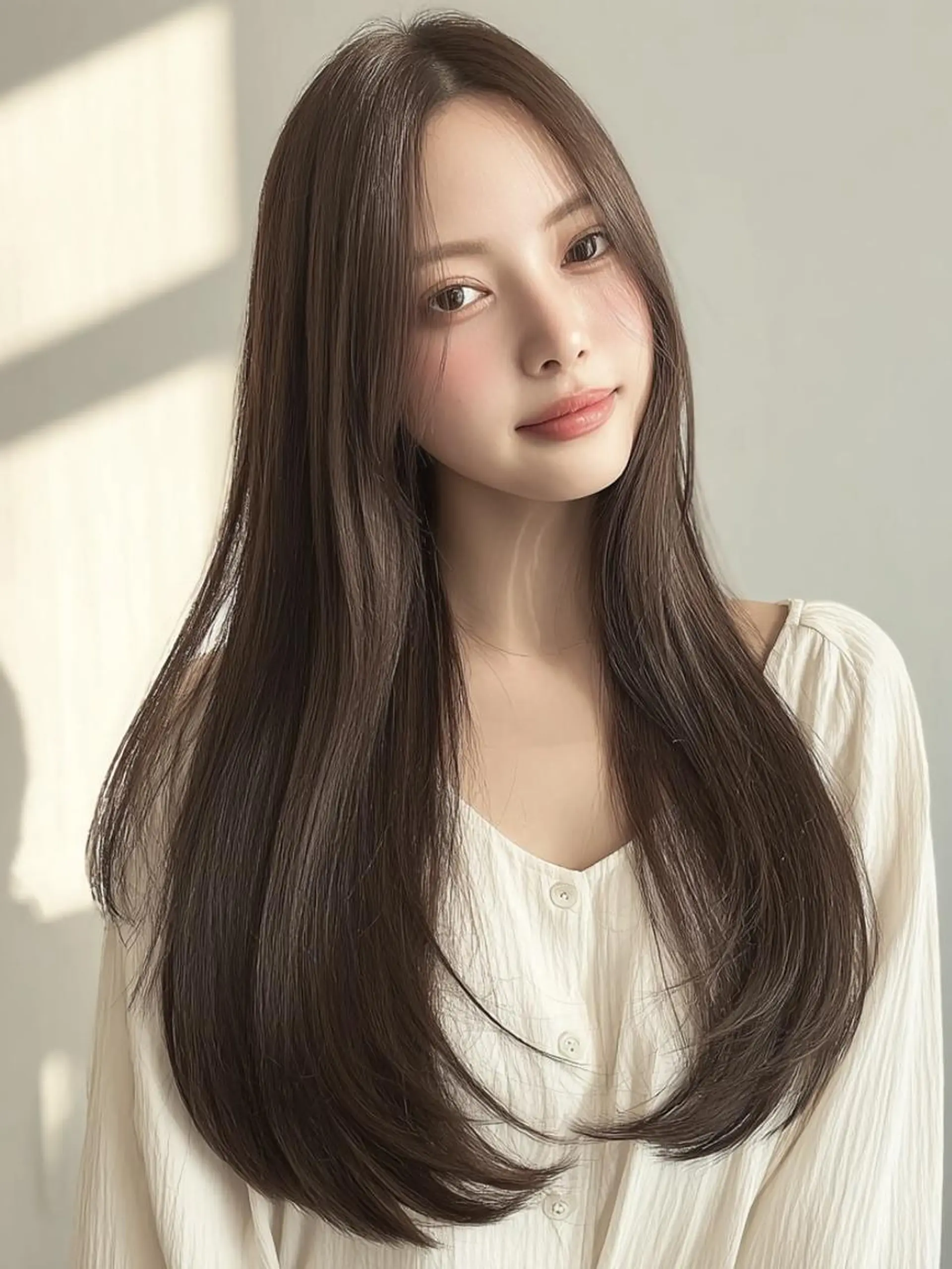 ロング 髪質改善 似合わせカット 小顔カット 縮毛矯正 縮毛・髪質改善🩰 mai🐰ྀི🤍のヘアスタイル