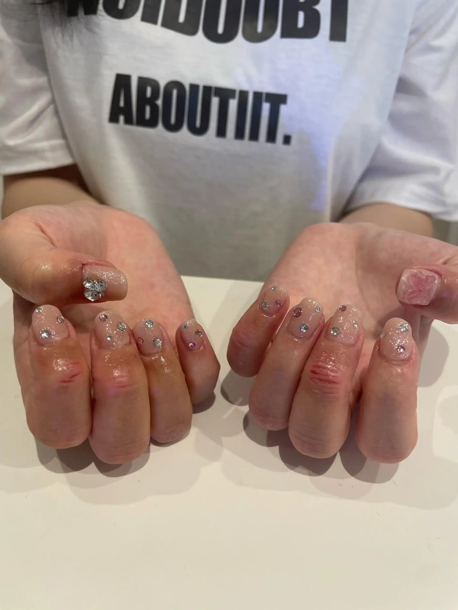 ネイル 束感まつ毛/ネイル/ LED♥KIRARAのマツエク・マツパデザイン