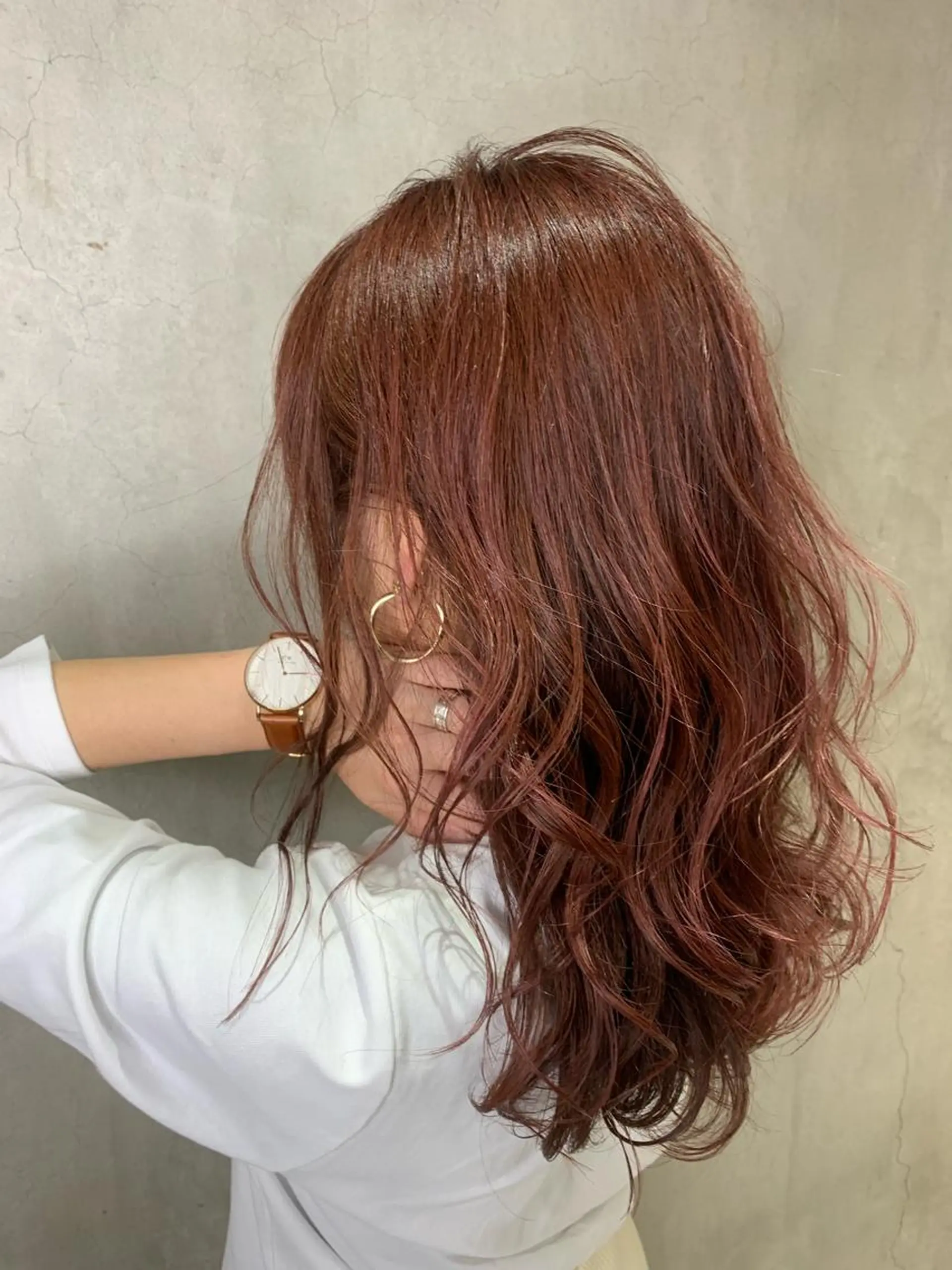 セミロング カラー 🐝肥田 しょーと🐝のヘアスタイル