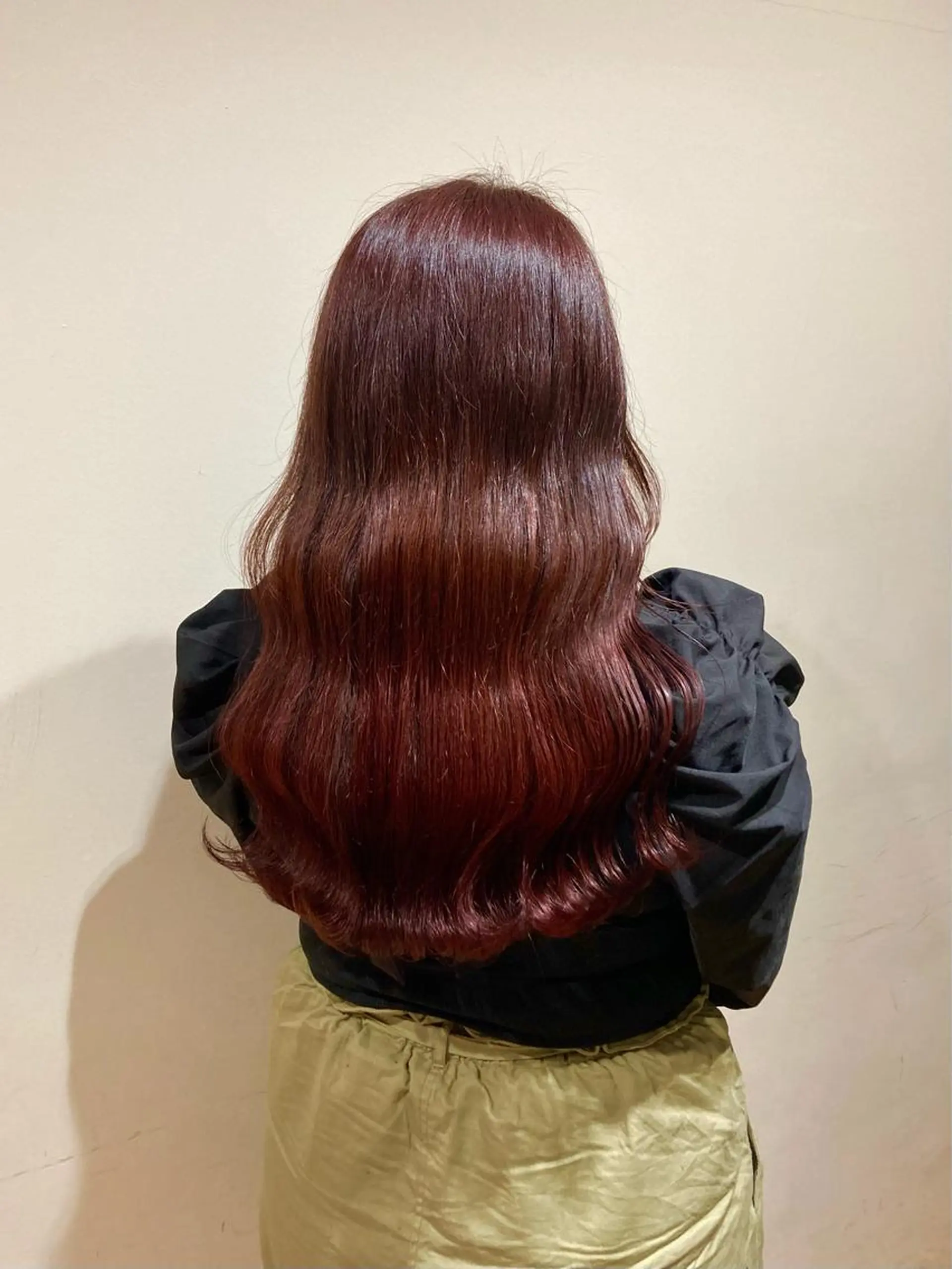 ロング カット ヘアカラー トリートメント 梅山 美侑のヘアスタイル
