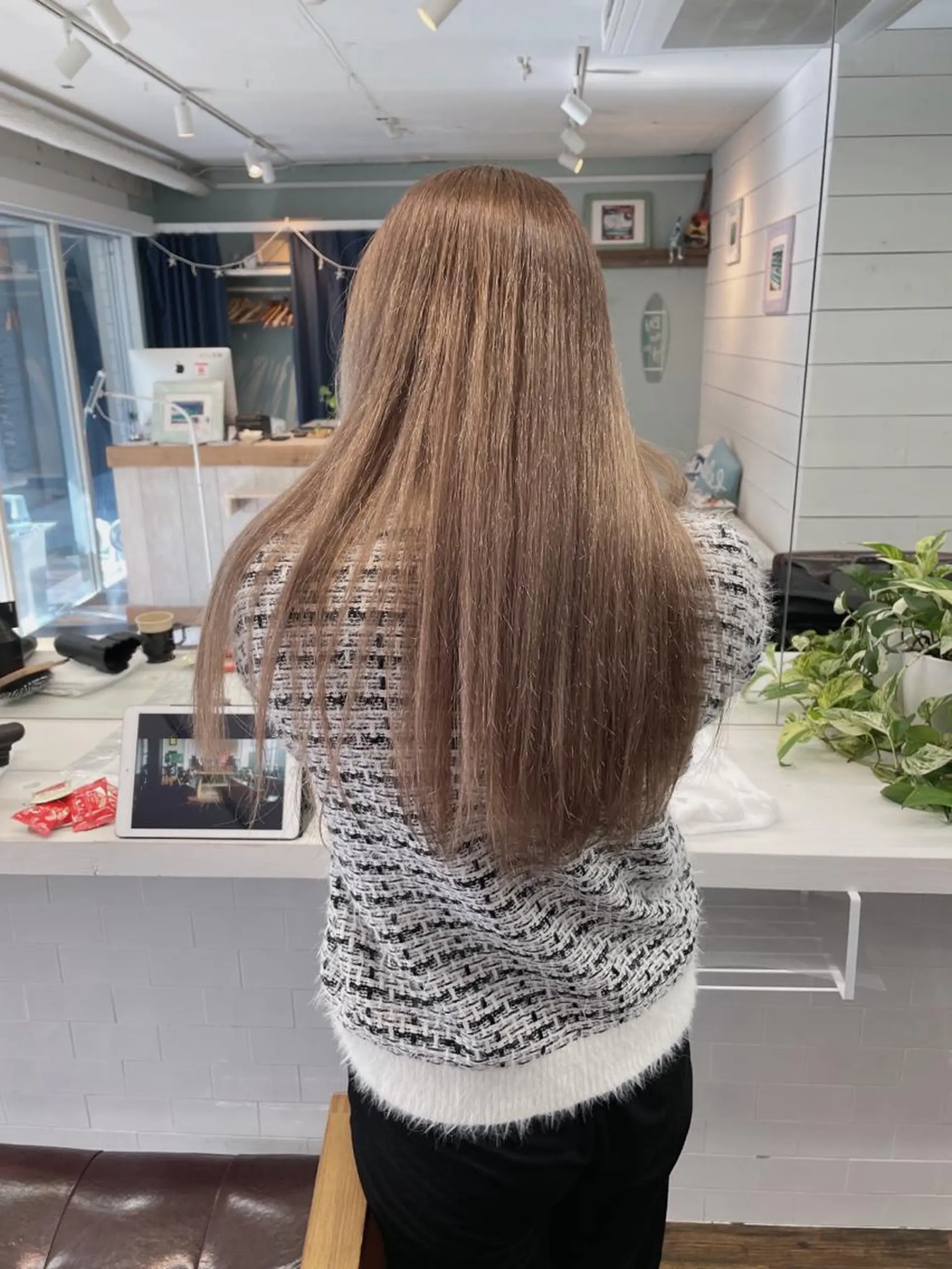 ロング salowin 原宿店所属・髪質改善ULTOWA 縮毛矯正モリムラのヘアスタイル