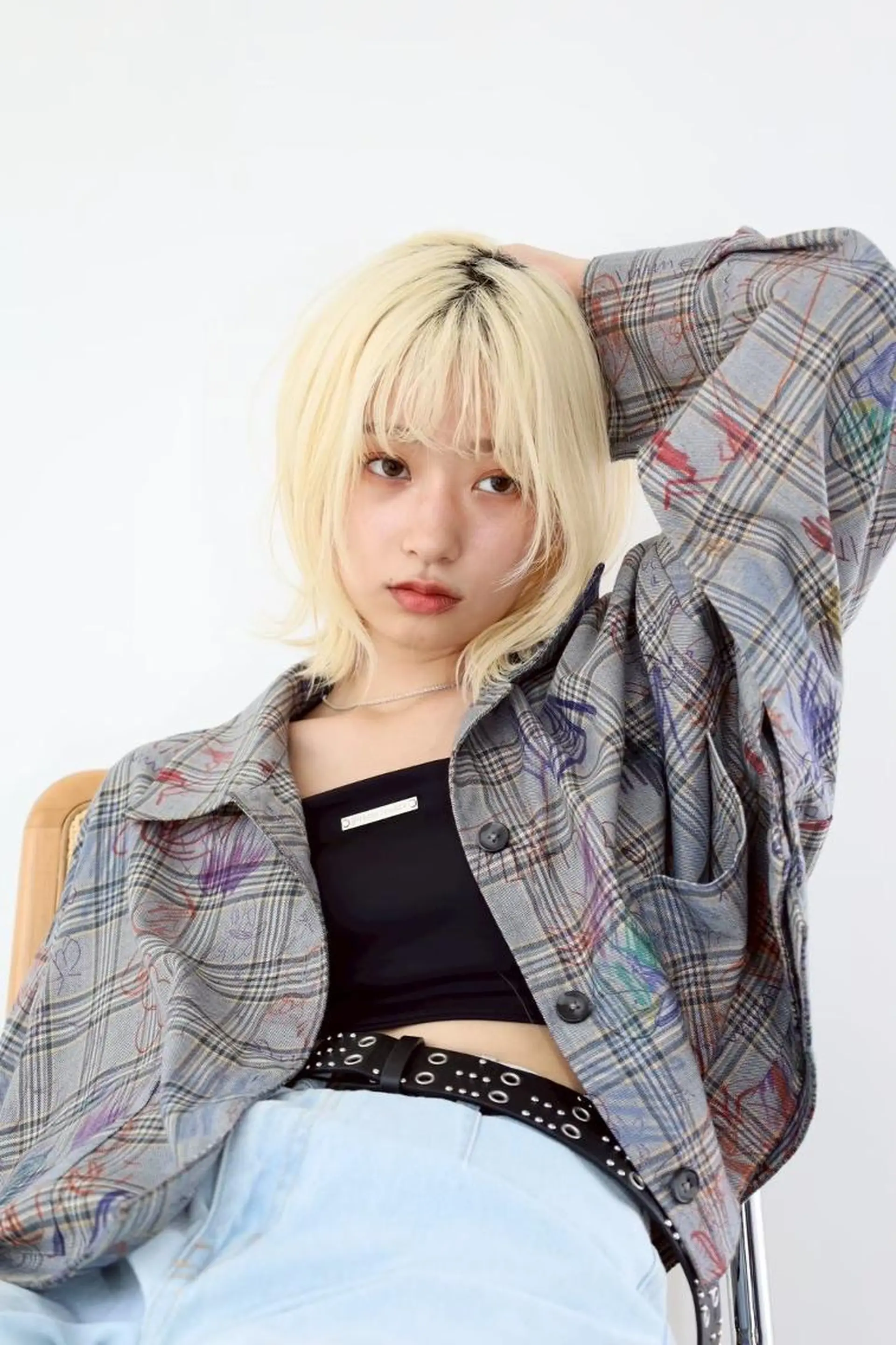 ミディアム カット トリートメント 🧸顔まわりカット 🧸山形紗奈のヘアスタイル