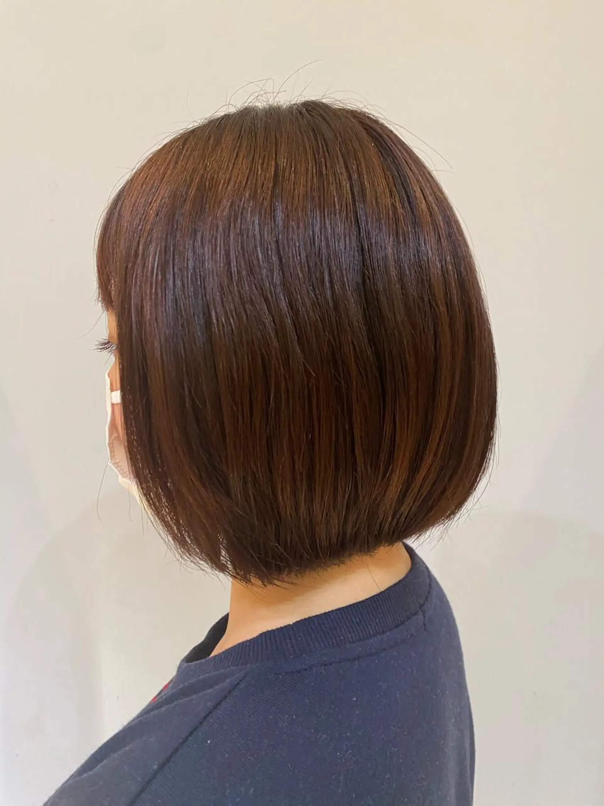ミディアム ヘアカラー コテ巻き風パーマ🫧 麻尋のヘアスタイル