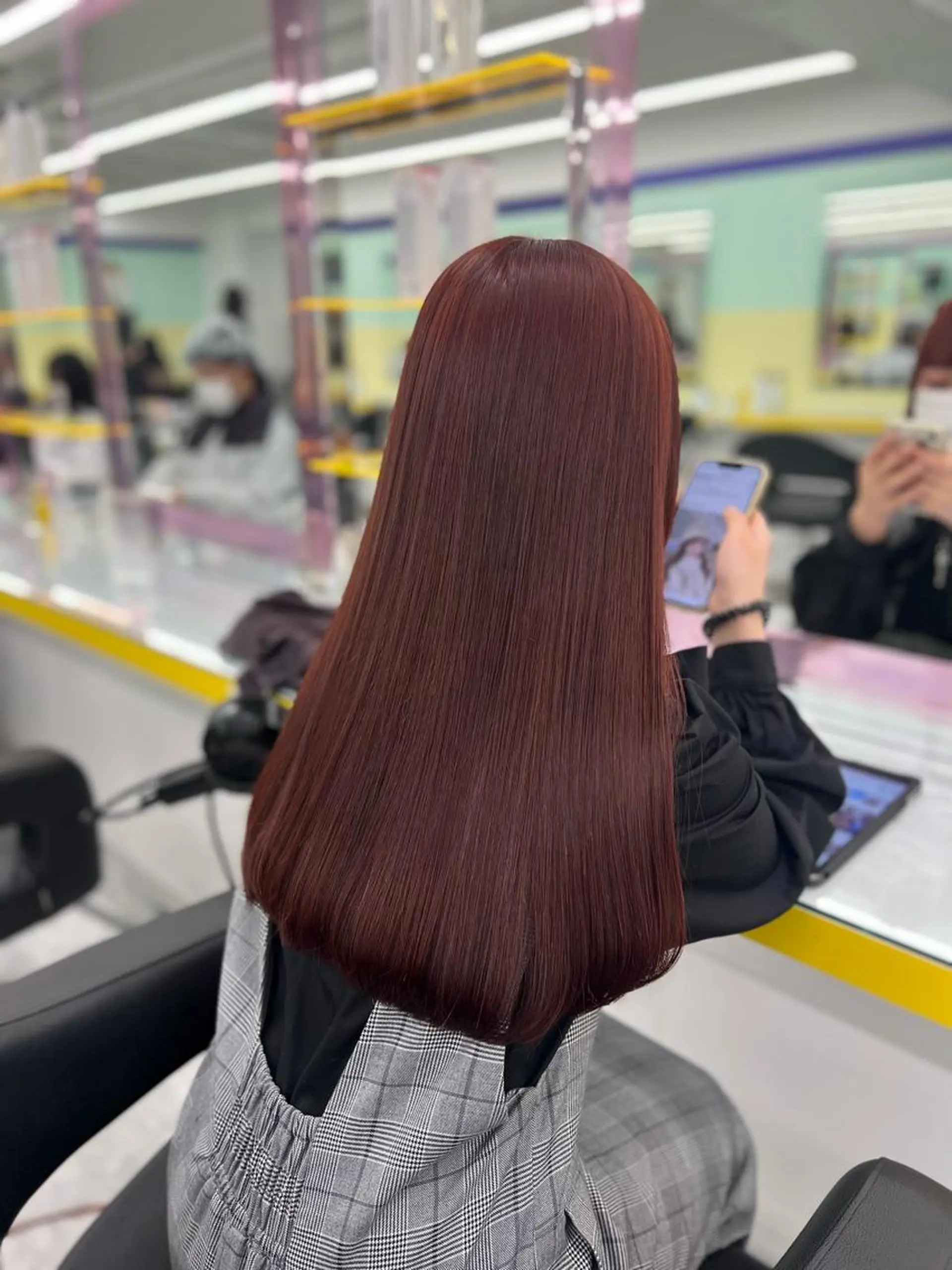 ロング カラー ブリーチ ブリーチなしカラー パーマモデル募集💖 まなみのヘアスタイル