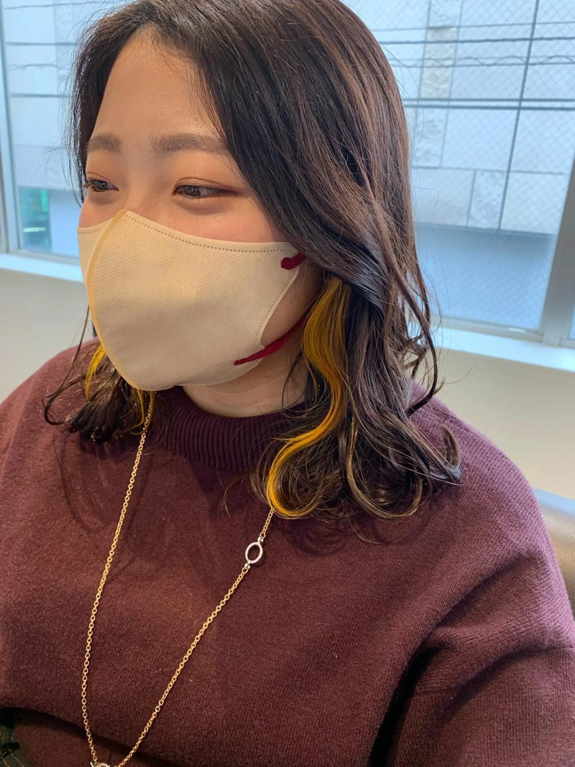 ミディアム カラー カット ヘアカラー トリートメント 🌿earth亀有店 【緑髪のノブ】🌿のヘアスタイル