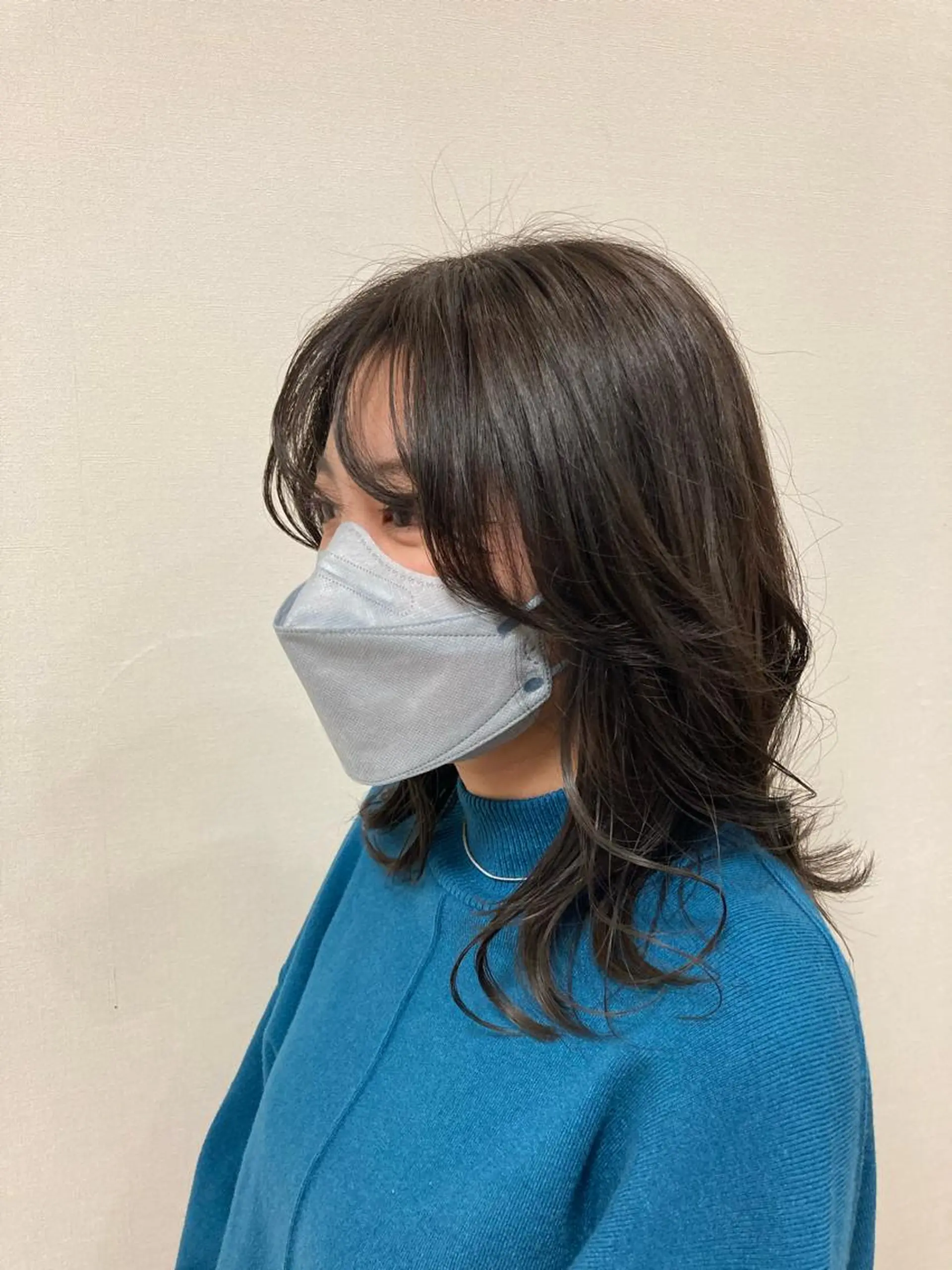 ミディアム カラー anon所属・田中 結月のヘアスタイル